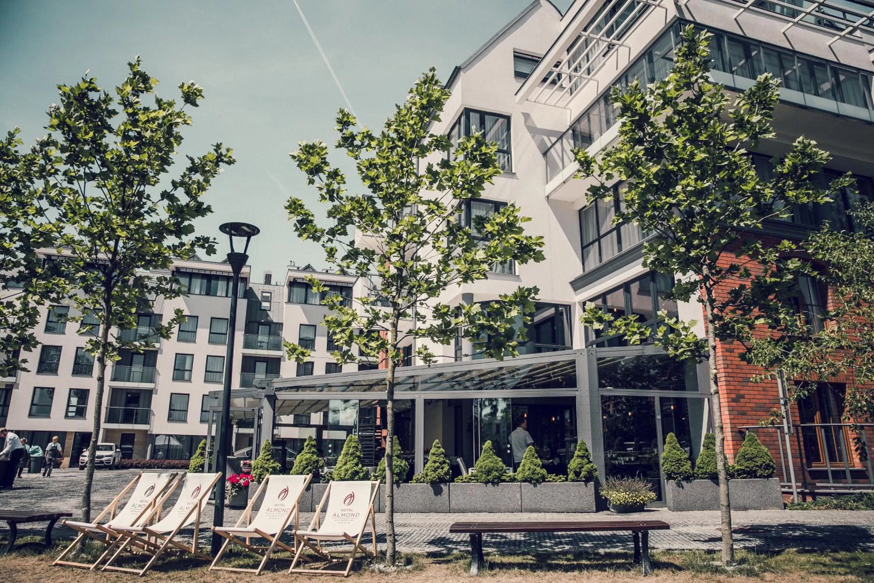 Patio in GRANO HOTEL Gdańsk Riverside dawniej HOTEL ALMOND BUSINESS & SPA