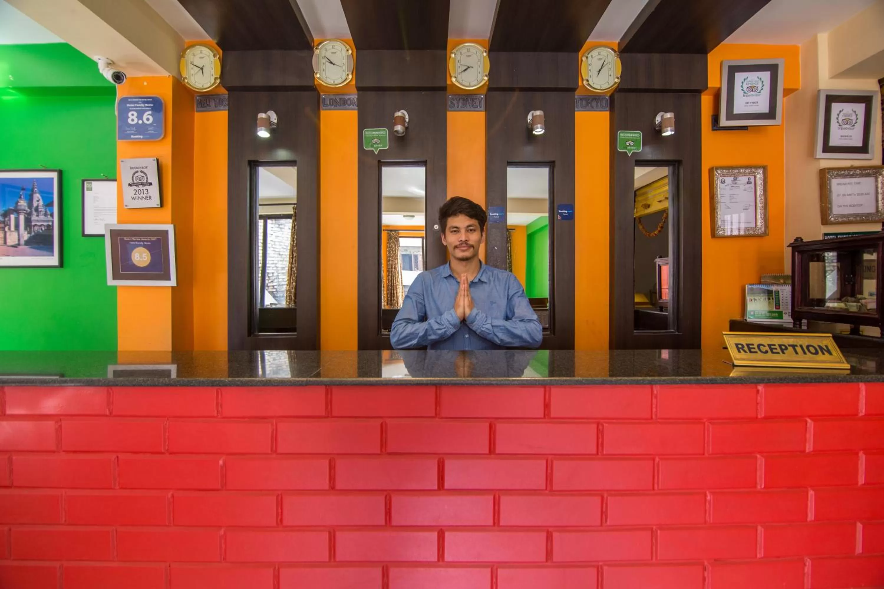 Staff, Lobby/Reception in Hotel Family Home