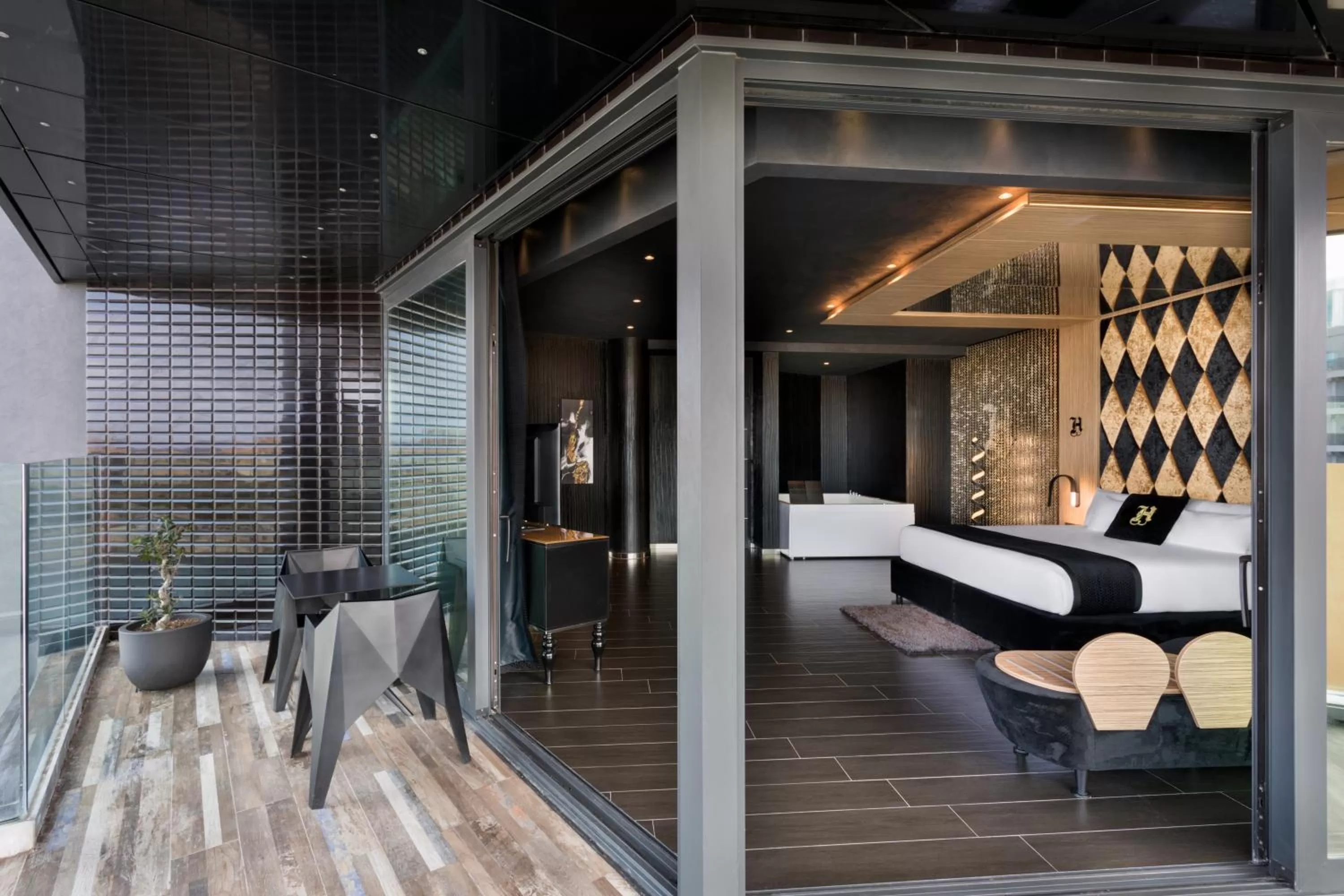 Balcony/Terrace in H Hotel & SPA - Adults Only