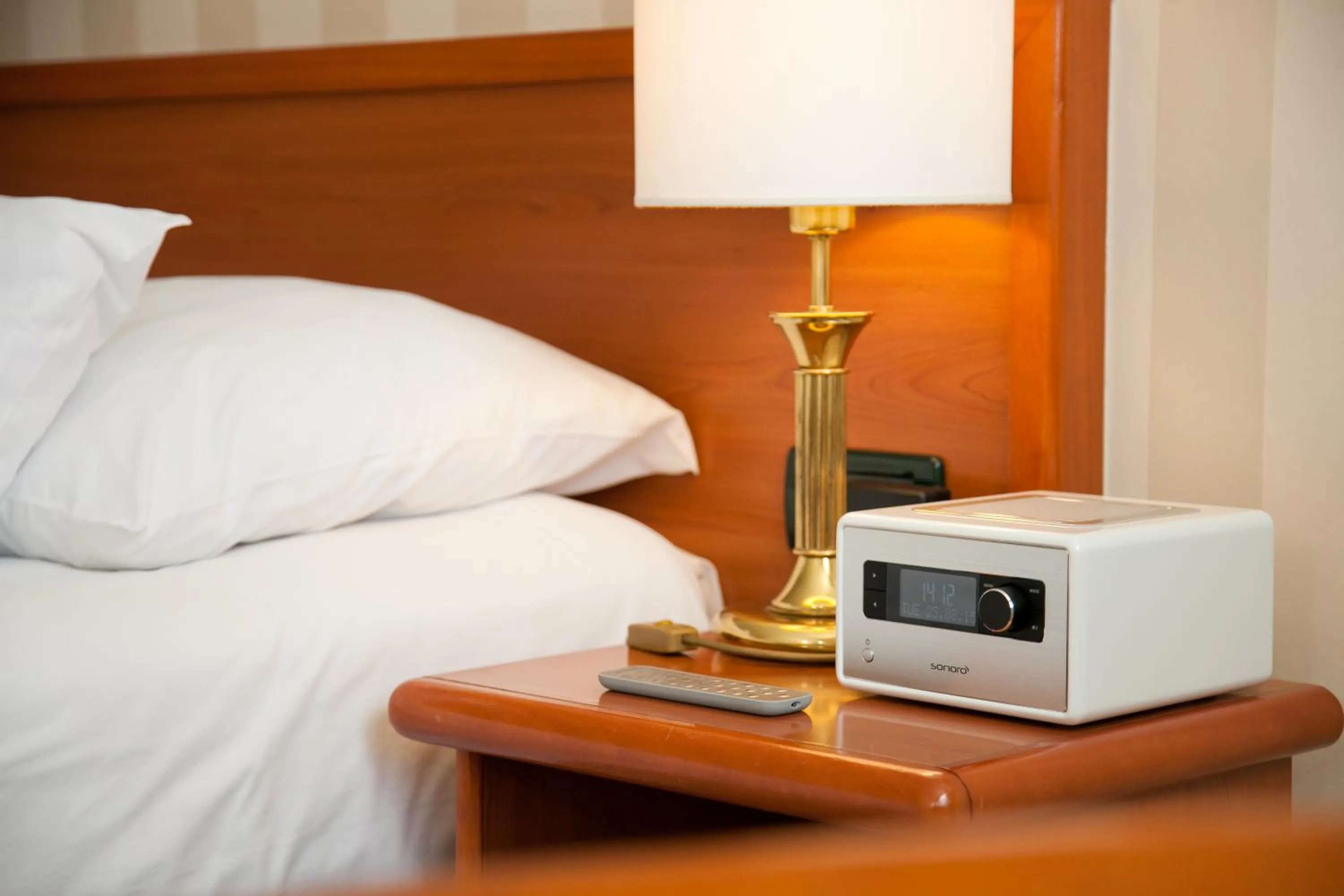 Decorative detail, Bed in Hotel Globo