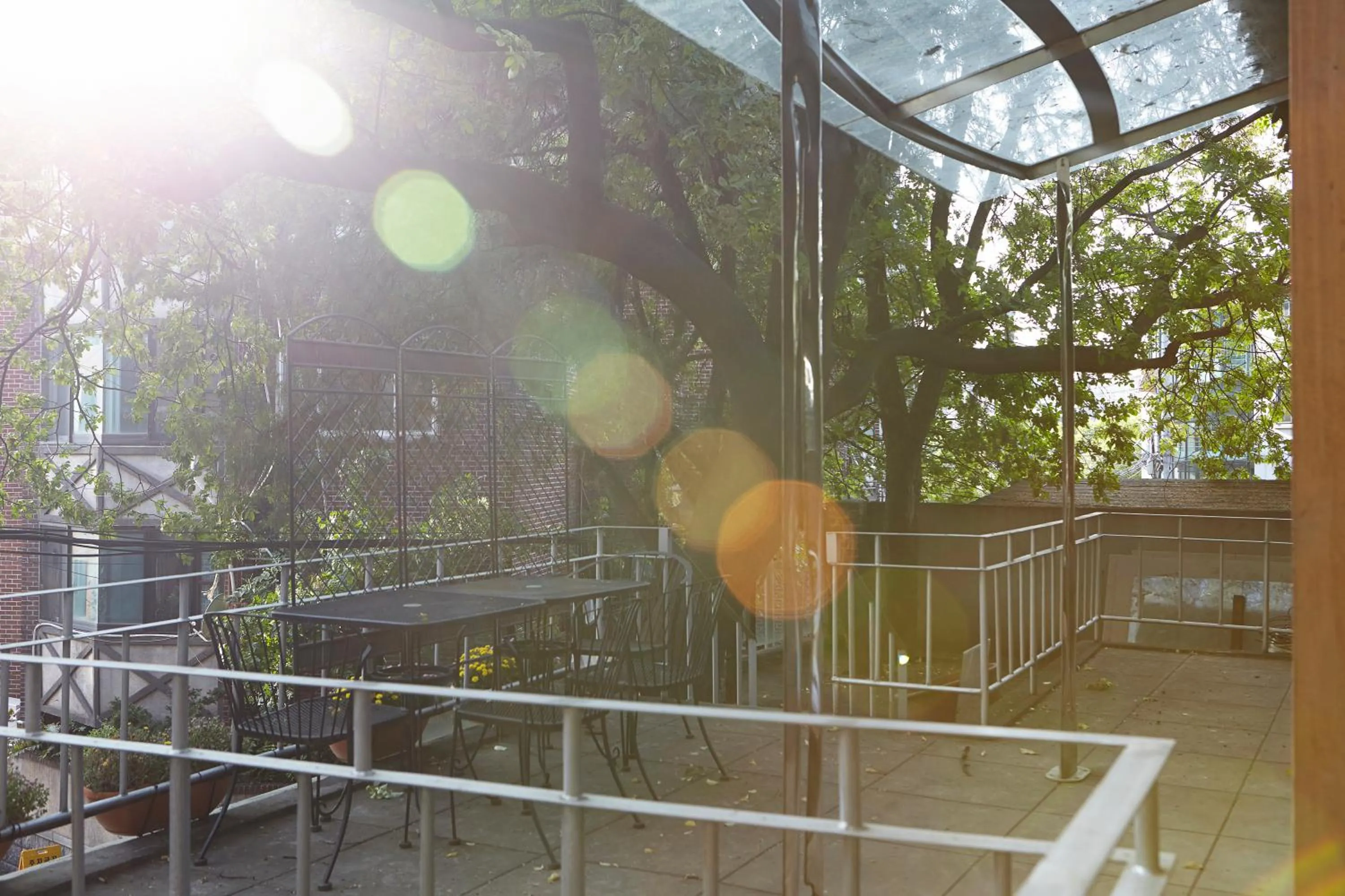 Balcony/Terrace in Jiwoljang Guesthouse
