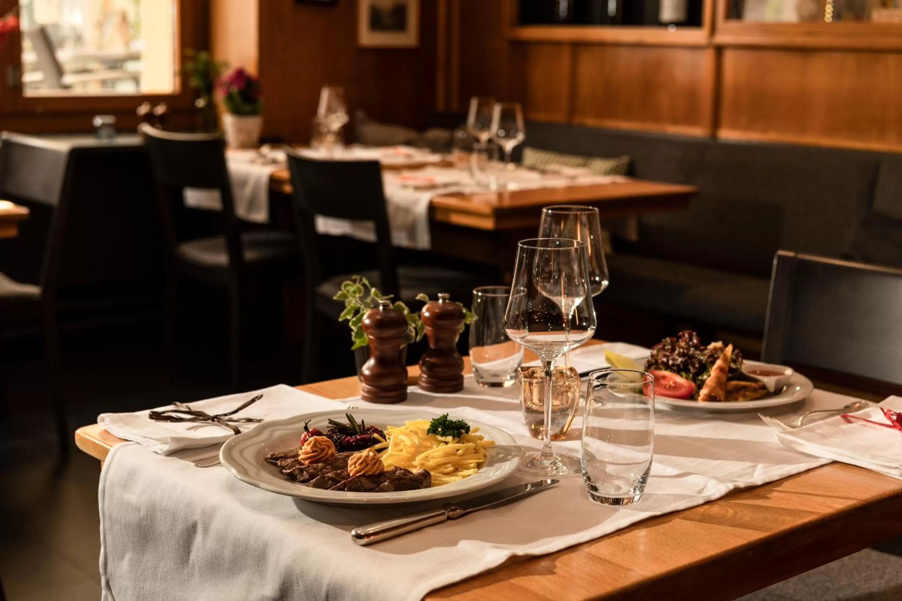 Restaurant/places to eat in Hotel Engelberg "mein Trail Hotel"