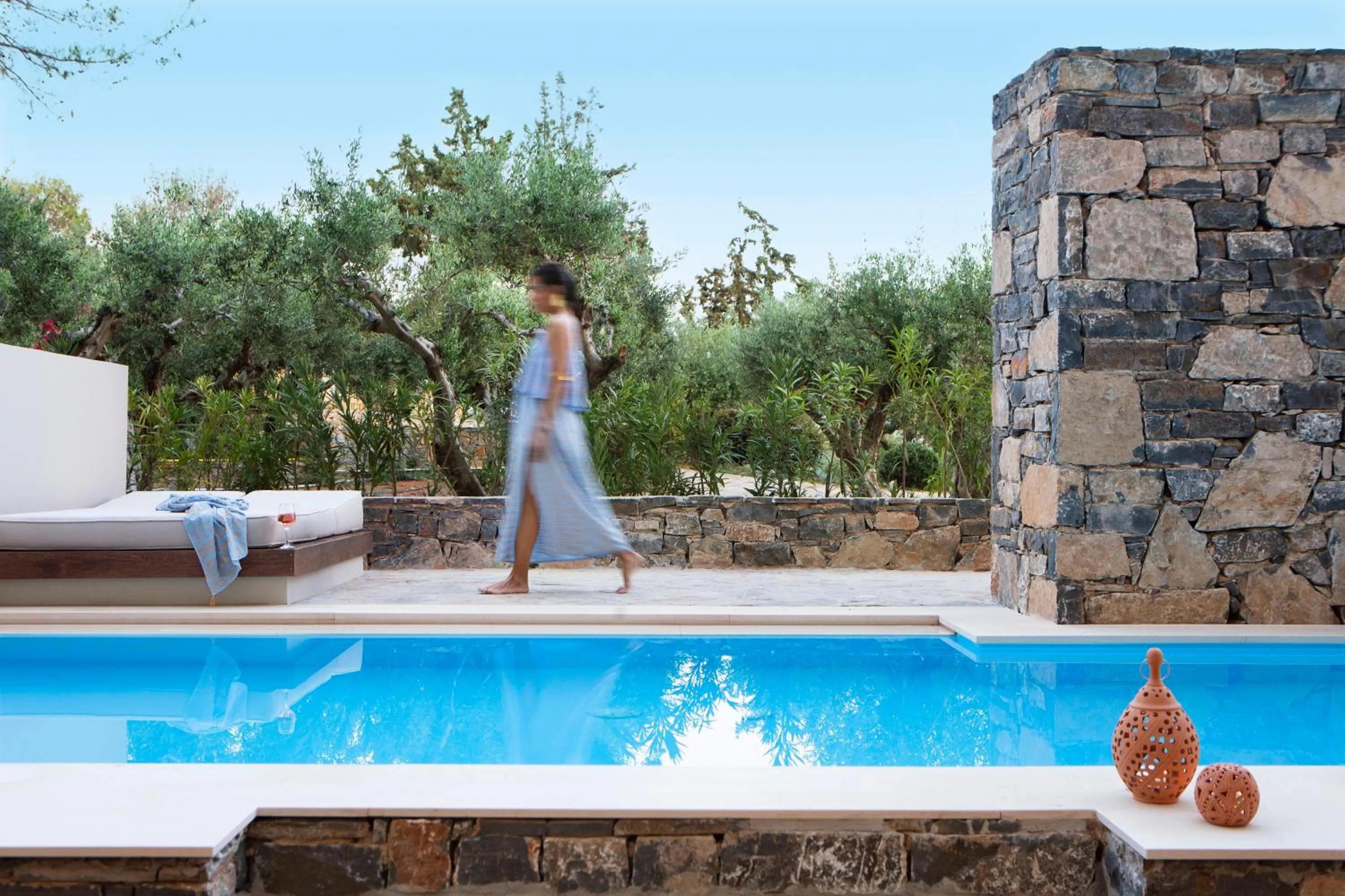 Swimming pool in Wyndham Grand Crete Mirabello Bay