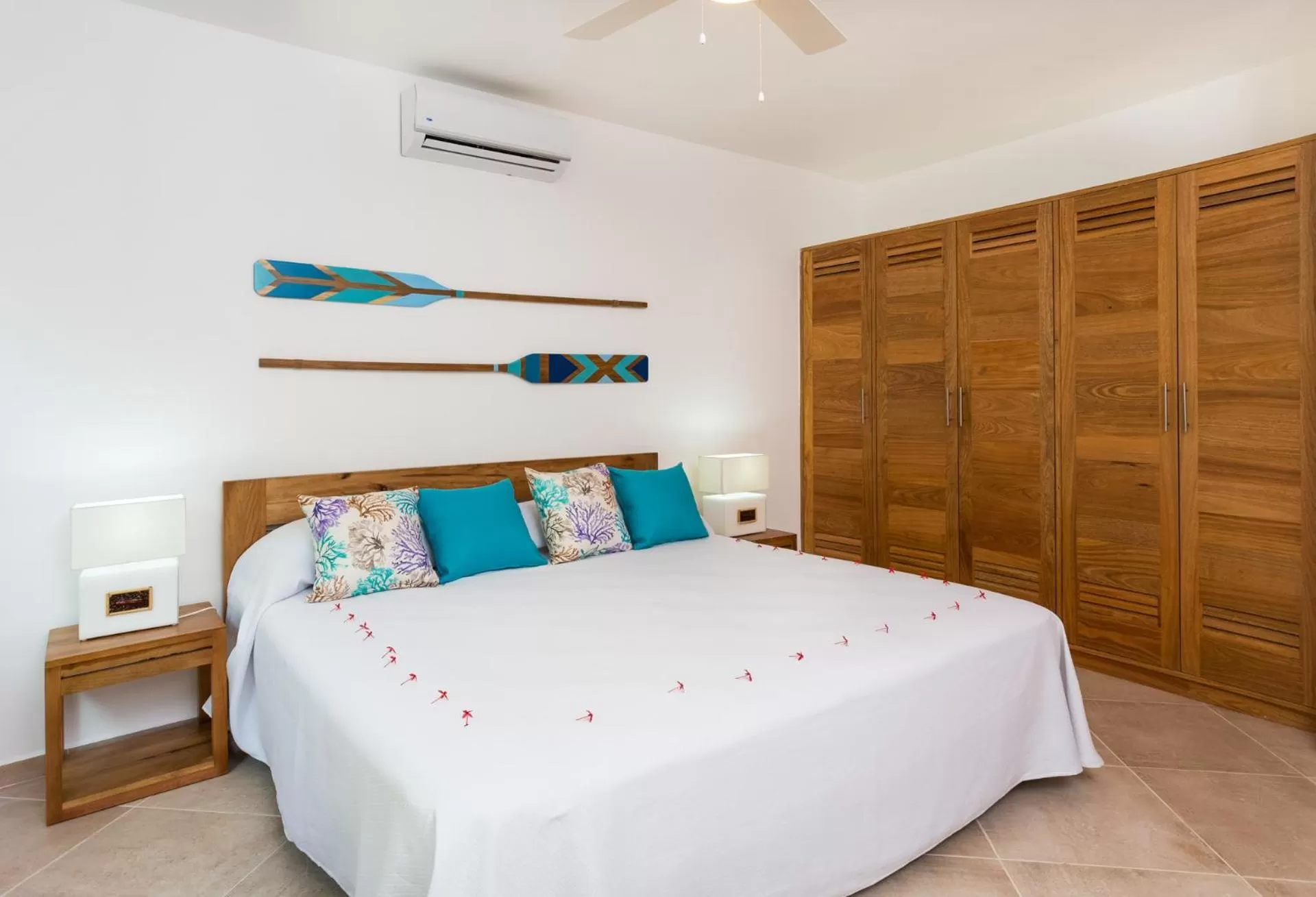 Bed in Louisa Aparthotel