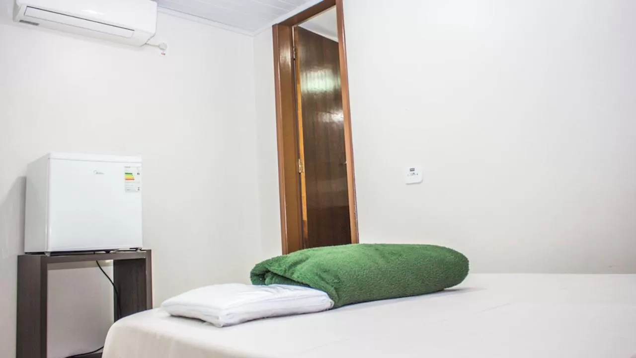 Bed in Hotel Paradizzo