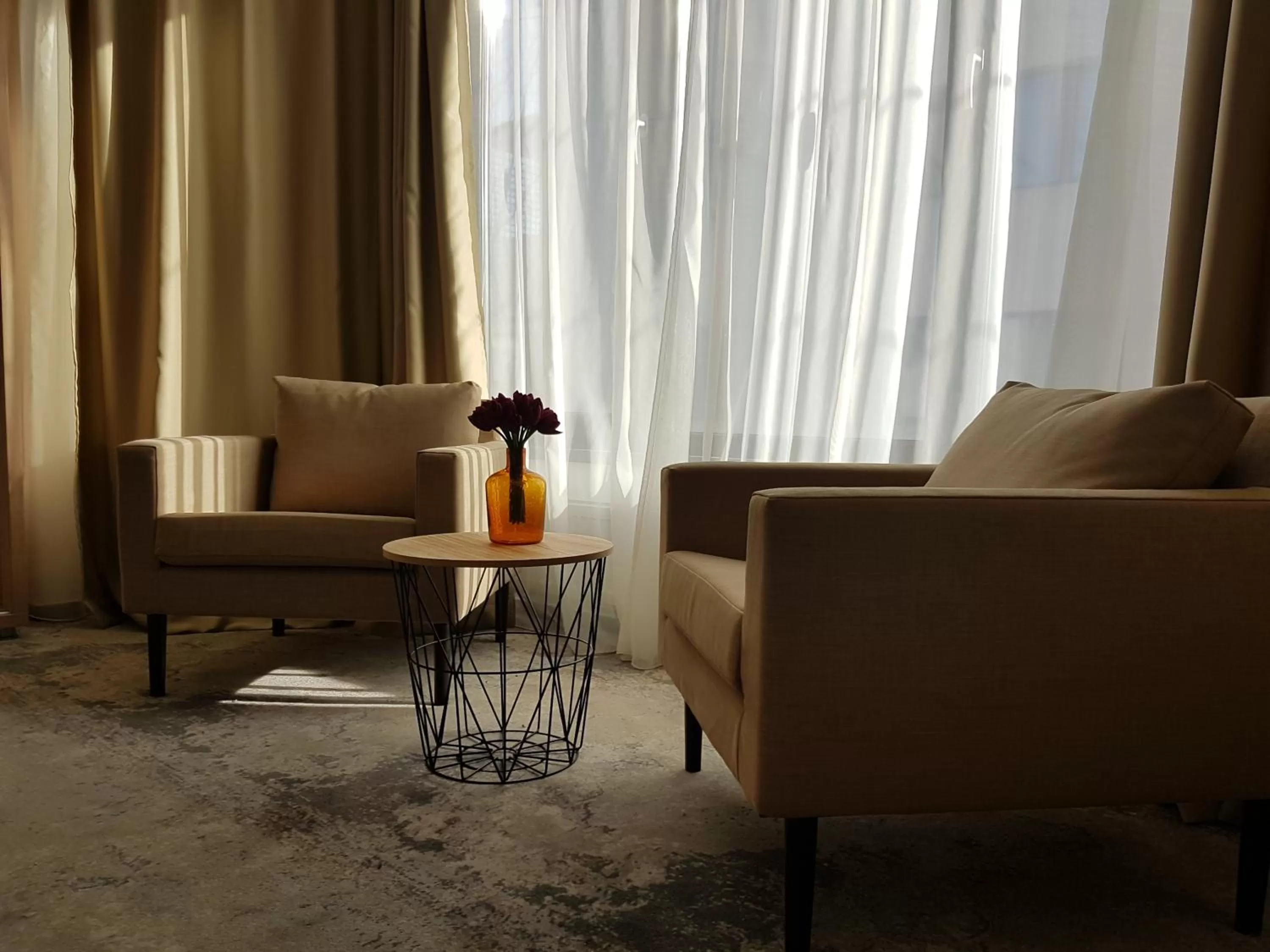 Seating area in YMY Boutique Residence