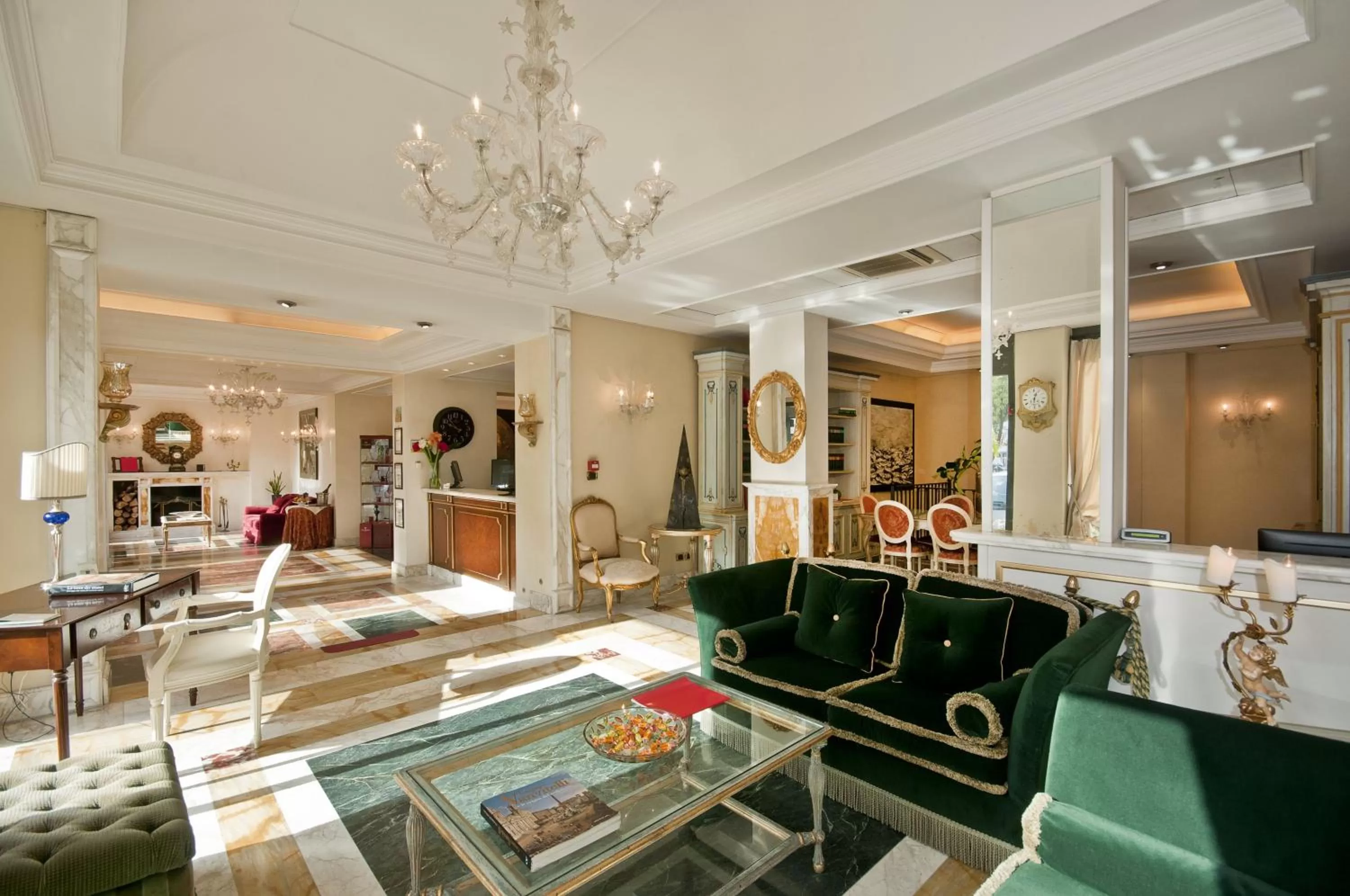 Lobby or reception in Trilussa Palace Hotel Congress & Spa