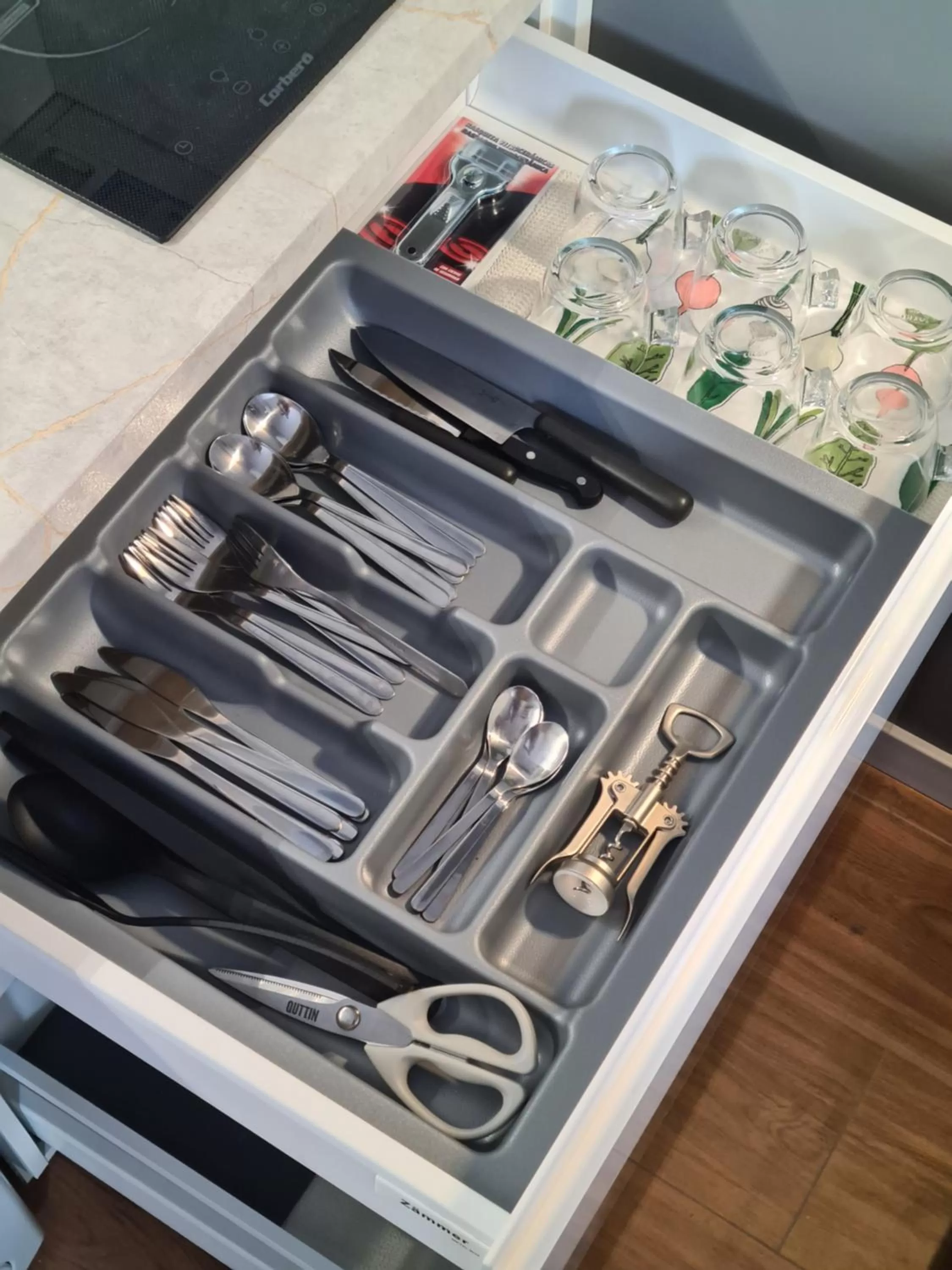 Kitchen or kitchenette in Hlius Brand New Apartments