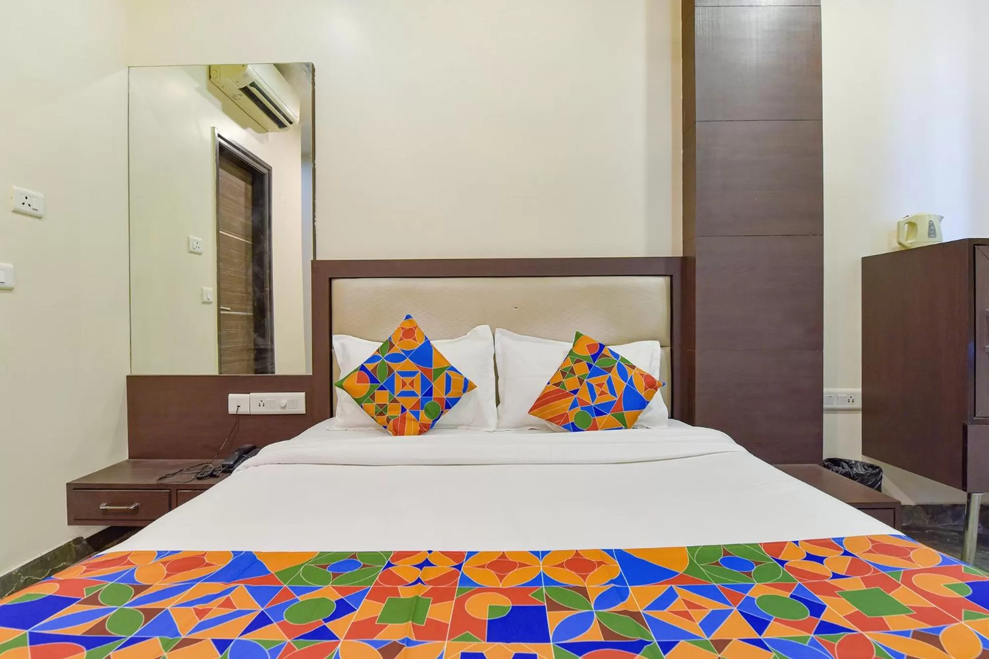 Bed in FabHotel Resolute Gopalpura