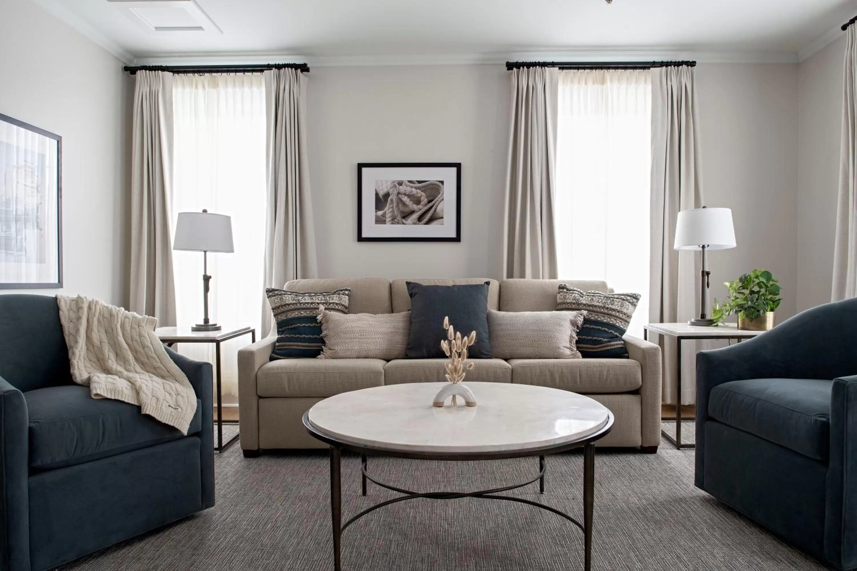 Living room in The Federal