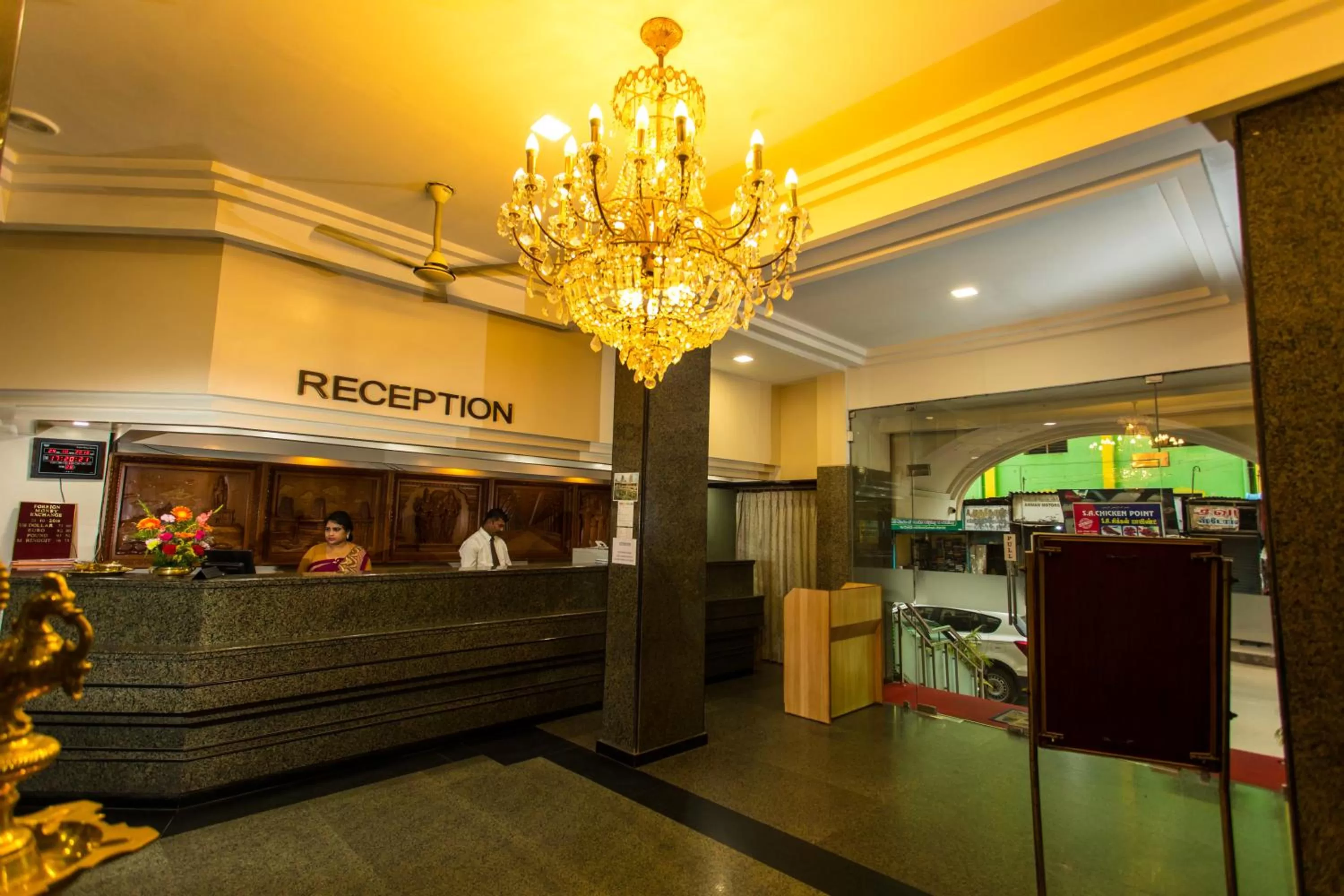 Lobby or reception in The Madurai Residency