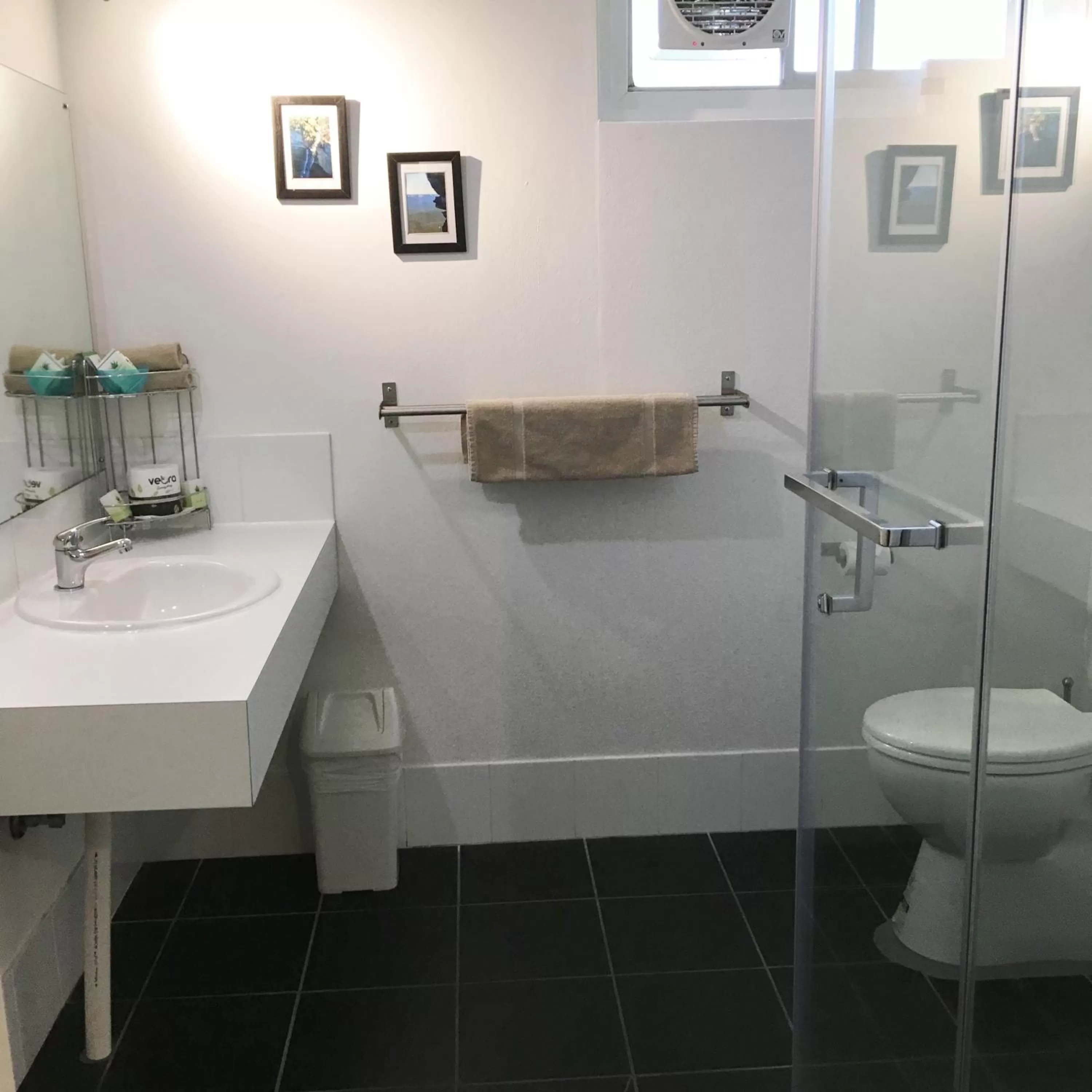 Bathroom in Sky Rider Motor Inn