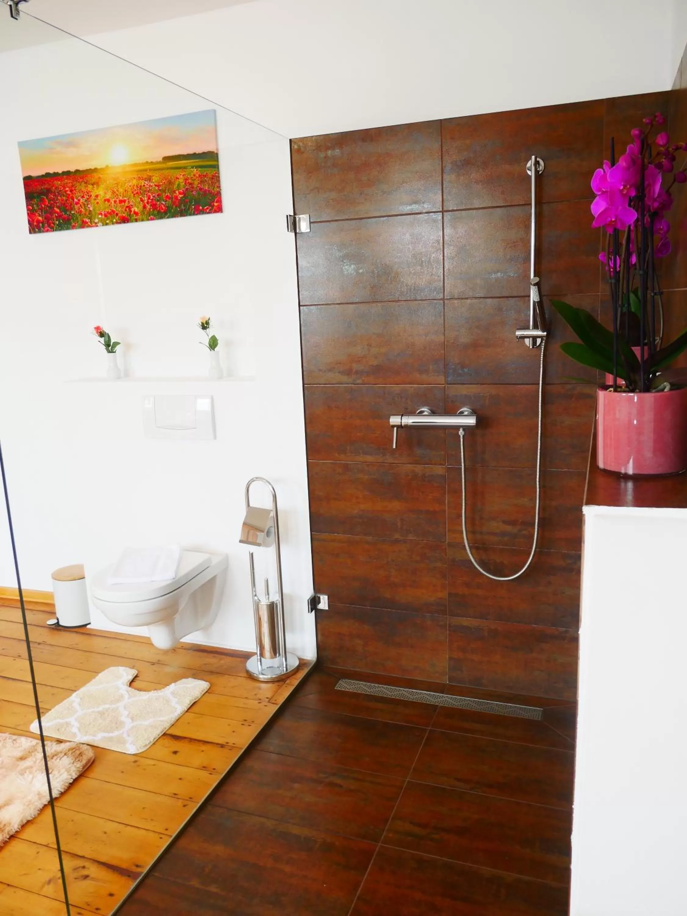 Shower in Pension Helma