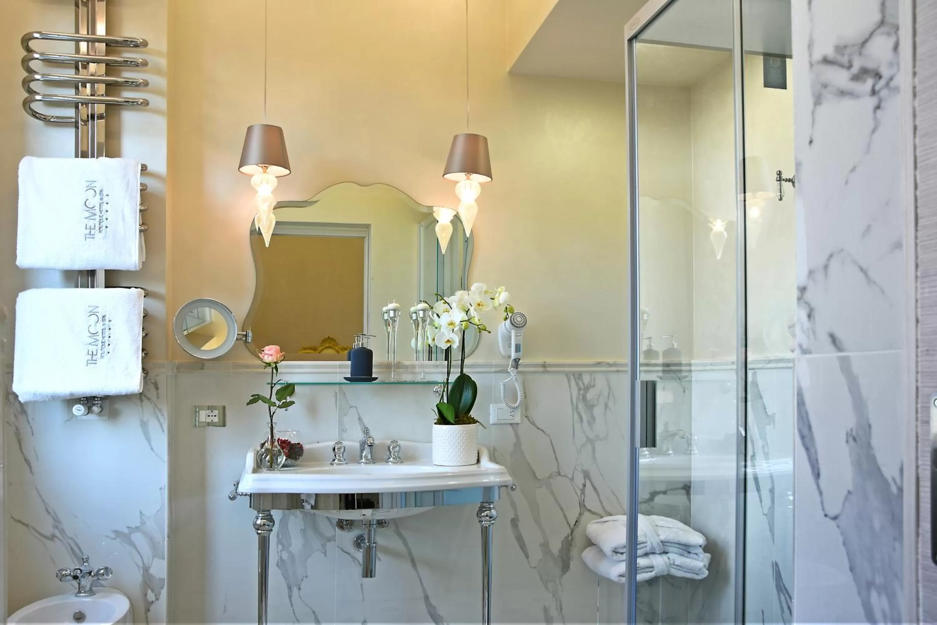 Shower in The Moon Boutique Hotel & Spa