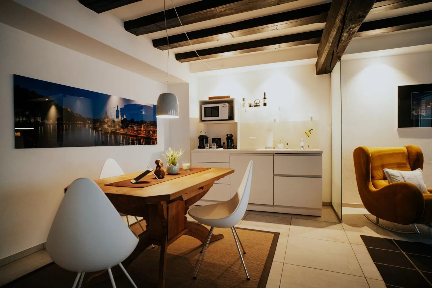Kitchen or kitchenette, Dining Area in Passau - Suites