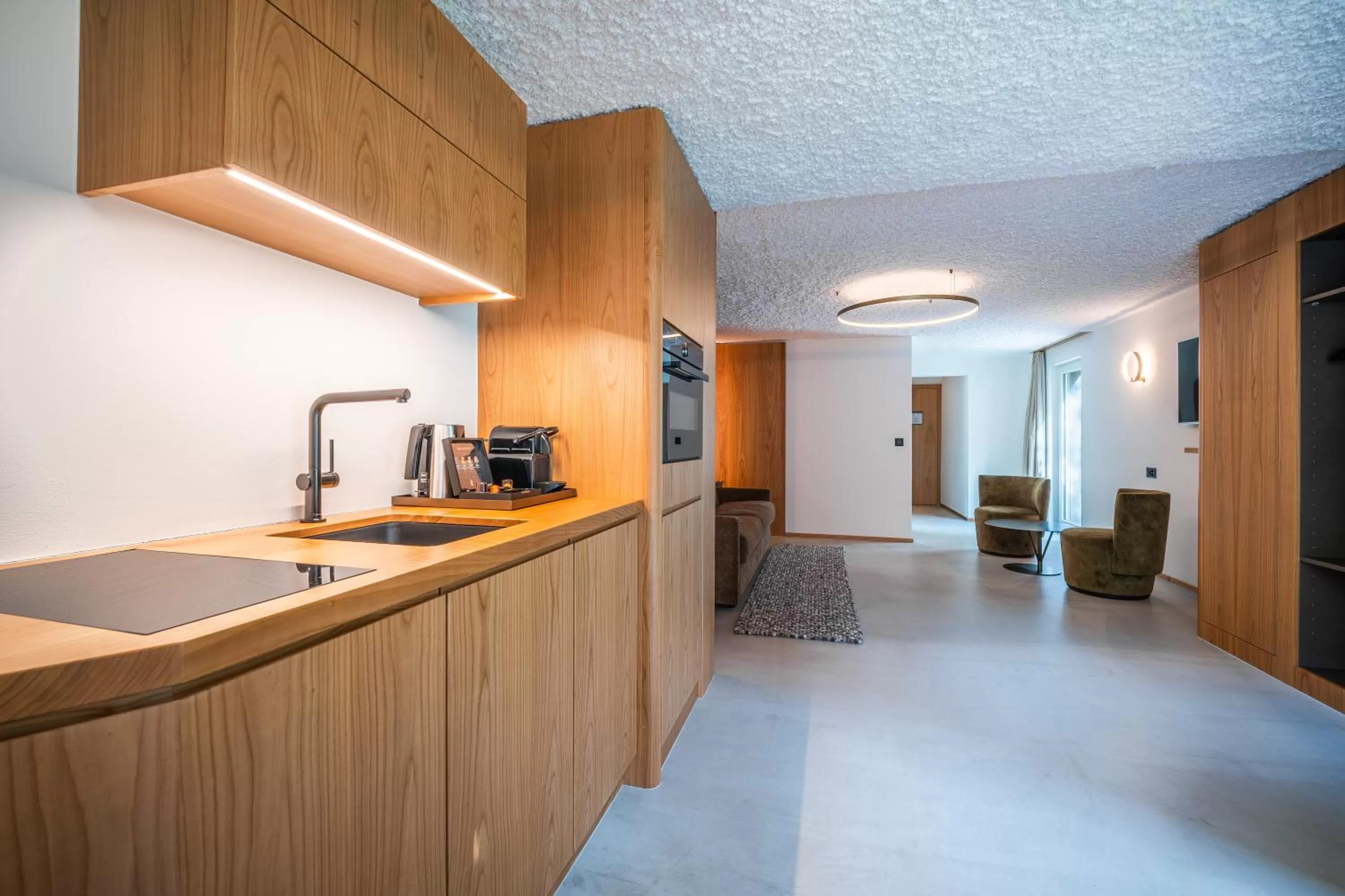 Kitchen or kitchenette in Boutique Hotel La Gorge