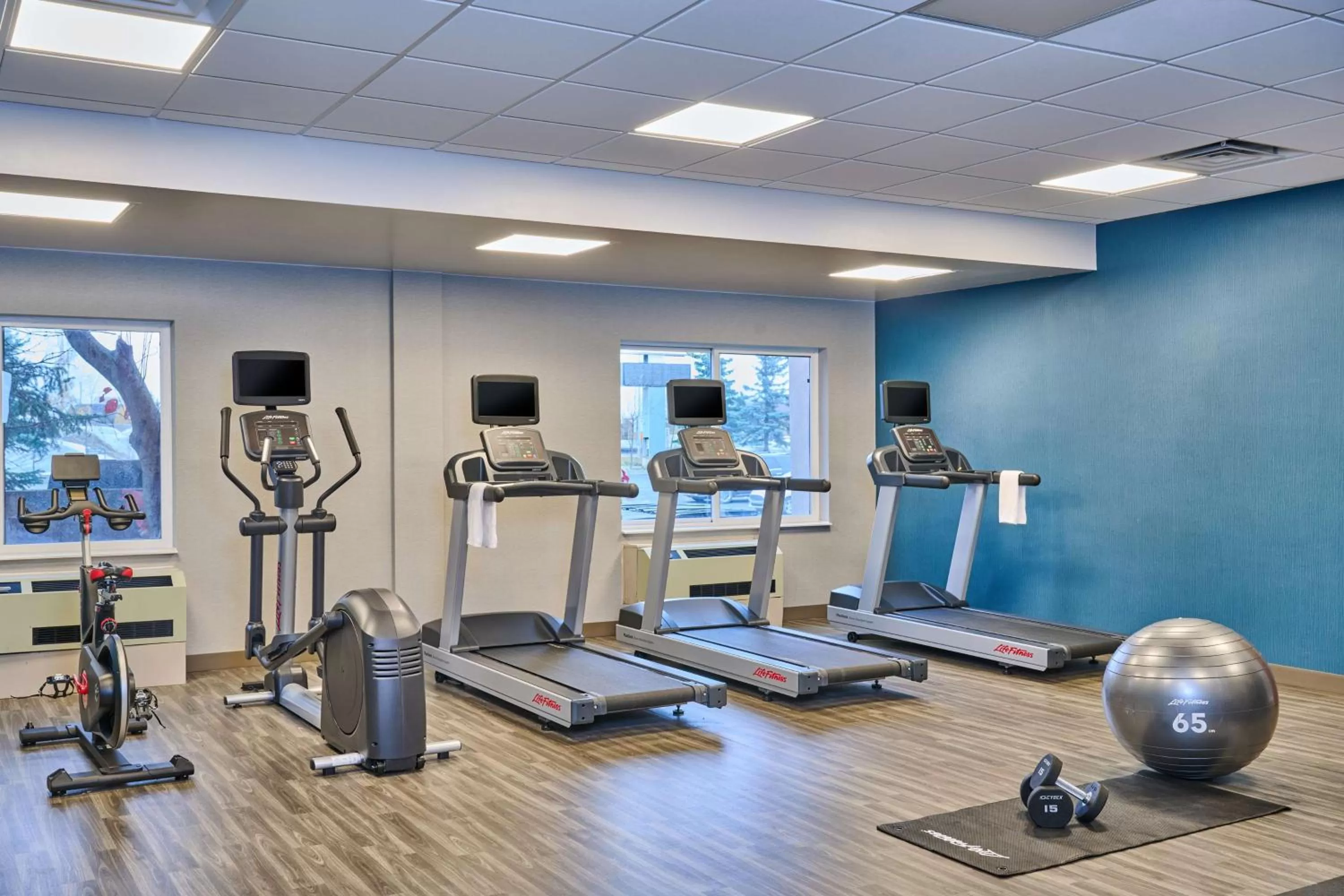 Fitness centre/facilities in Hampton Inn Anchorage