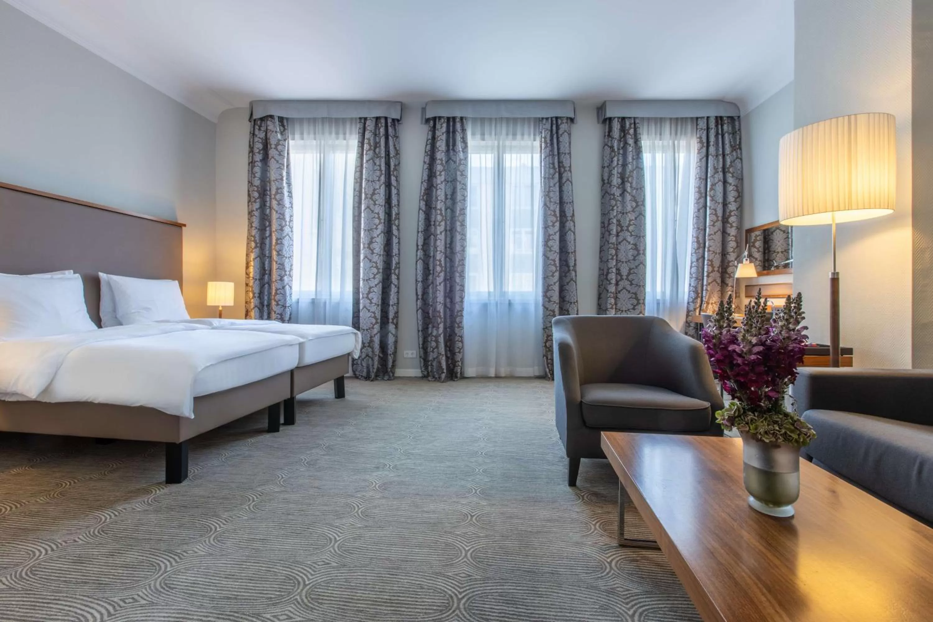 Bedroom, Bed in Radisson Blu Hotel Schwarzer Bock Wiesbaden