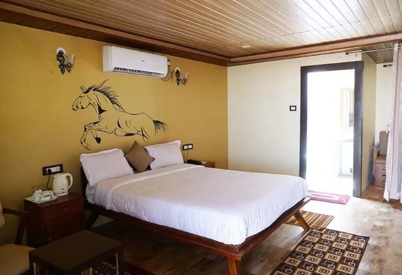 Bed in Vedi Farm A Mountain Resort