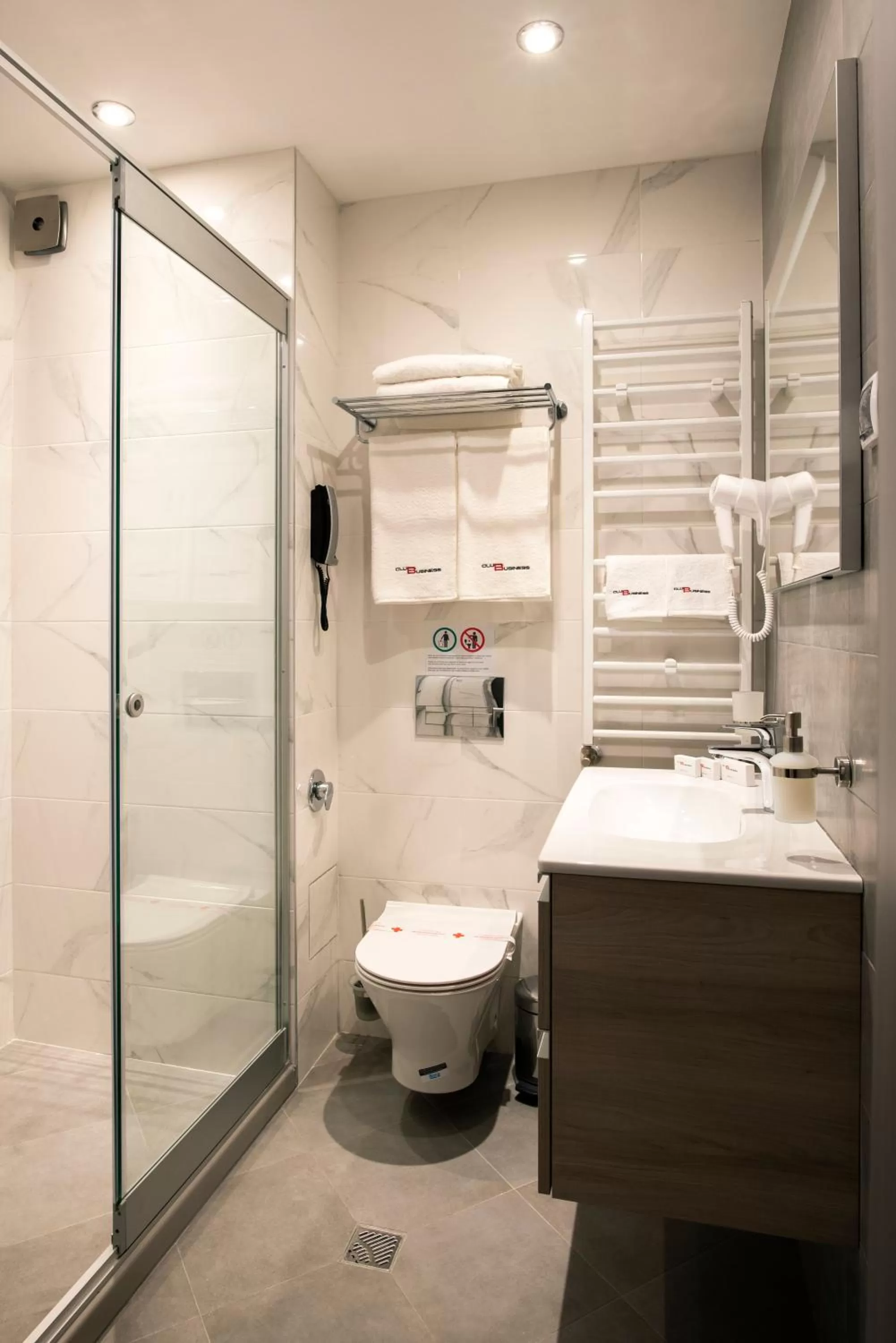 Bathroom in Family Hotel Business Club