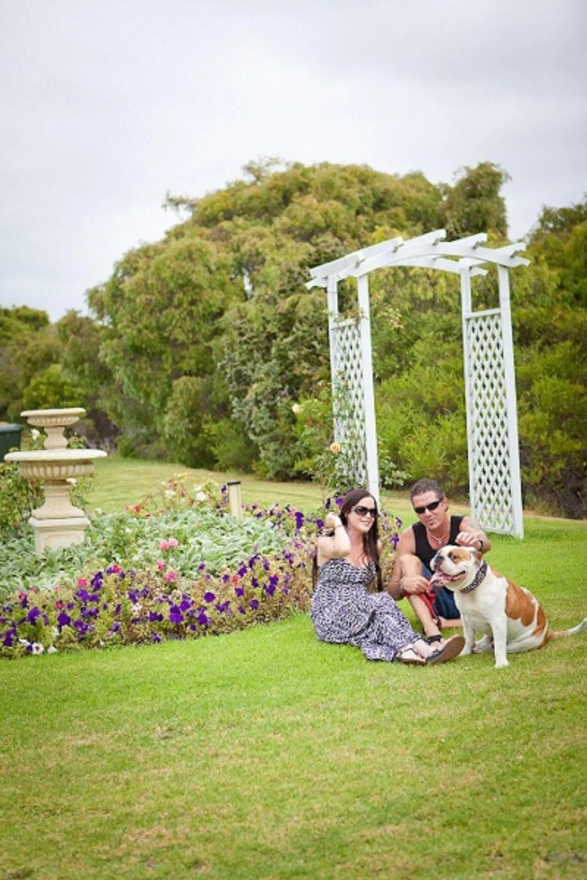 Garden in Emu Beach Chalets
