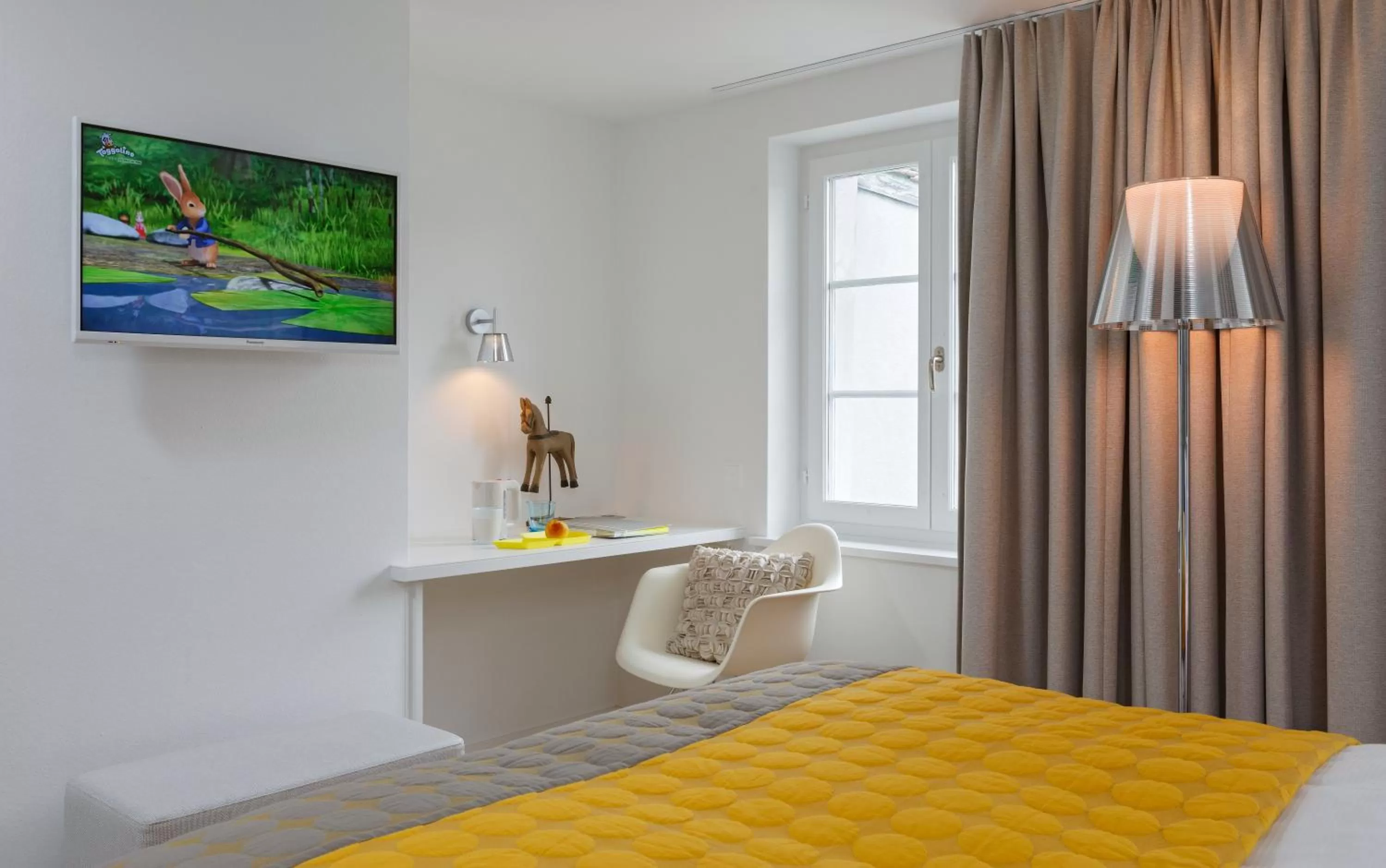 Bedroom, Bed in Hotel Rössli