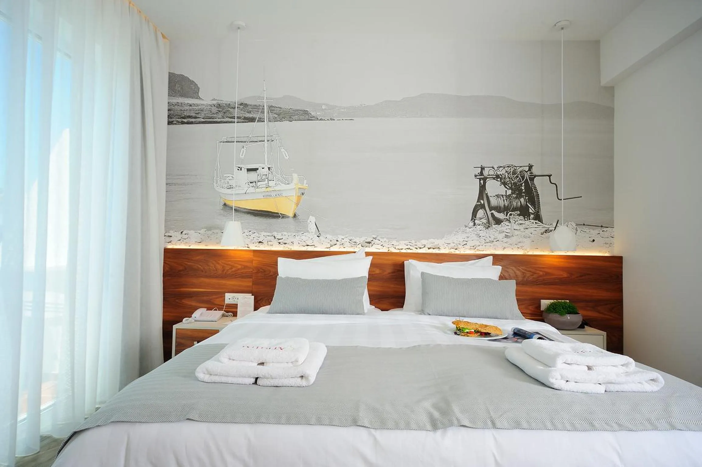 Bed in Atrium Ambiance Hotel