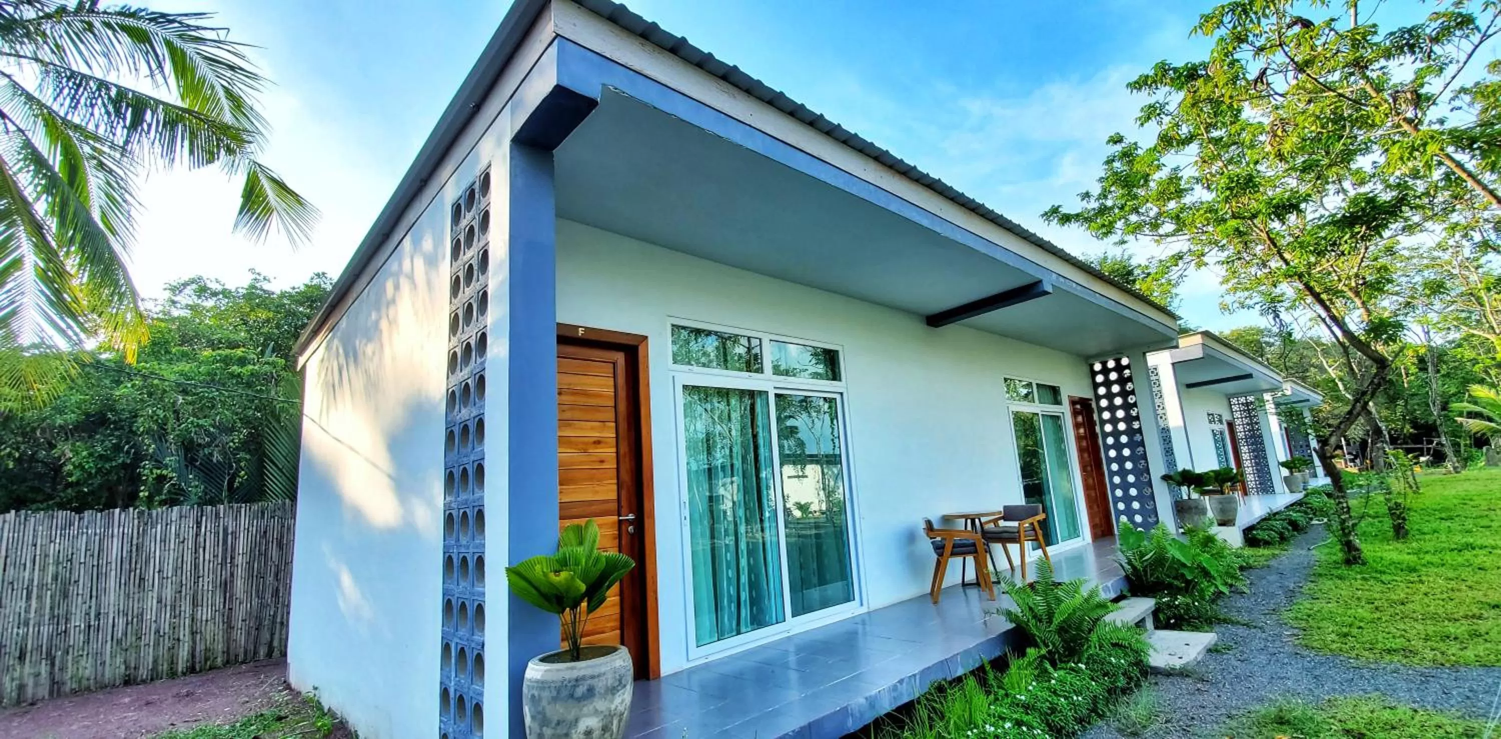 Garden view, Property Building in Kampot Riverfront Boutique