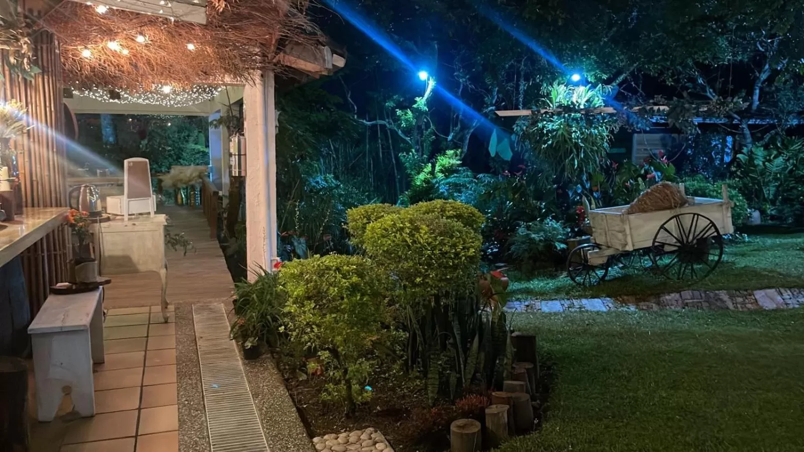 Night, Garden in Hotel Casa Madero