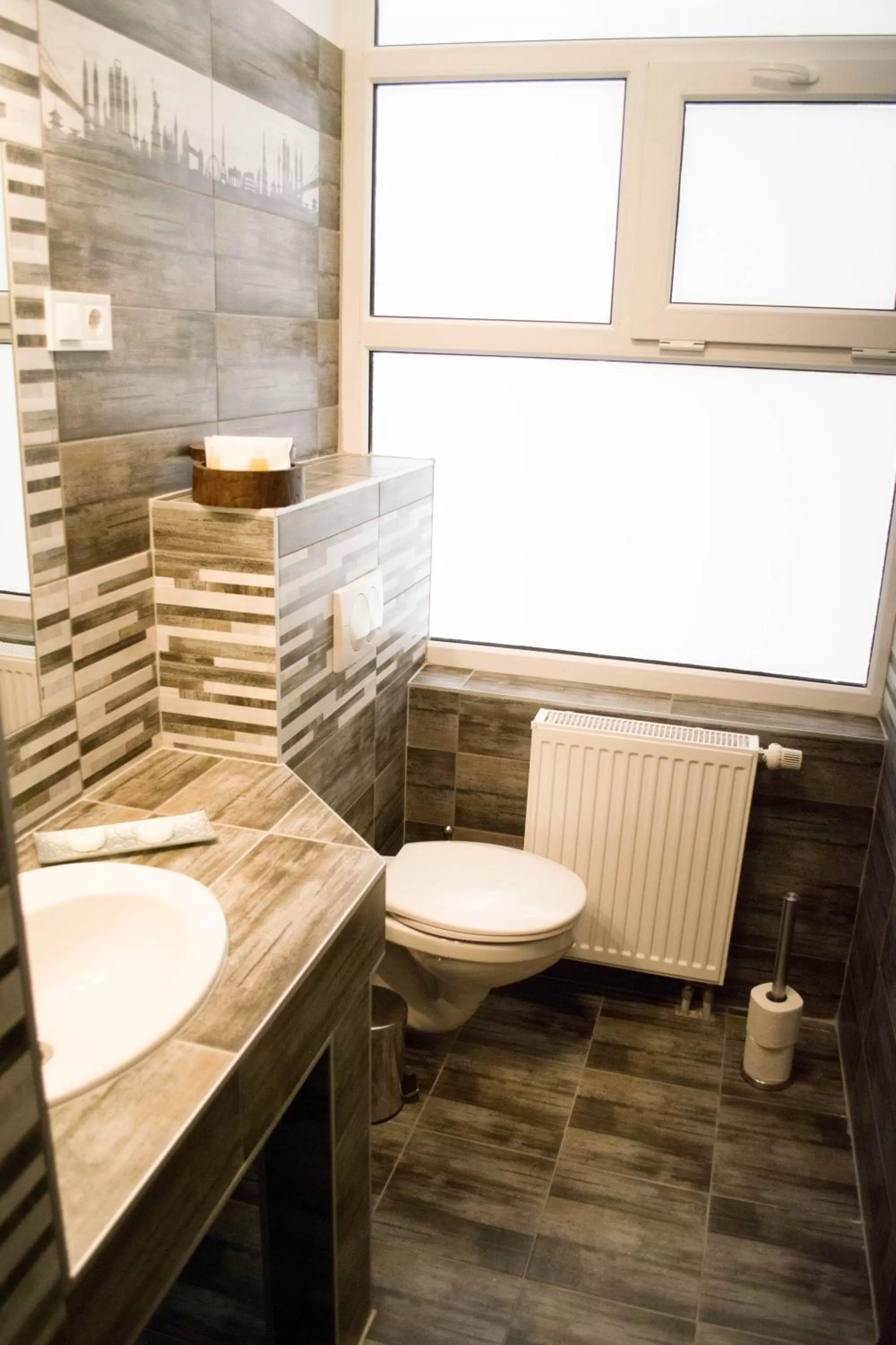 Bathroom in Petra Hotel