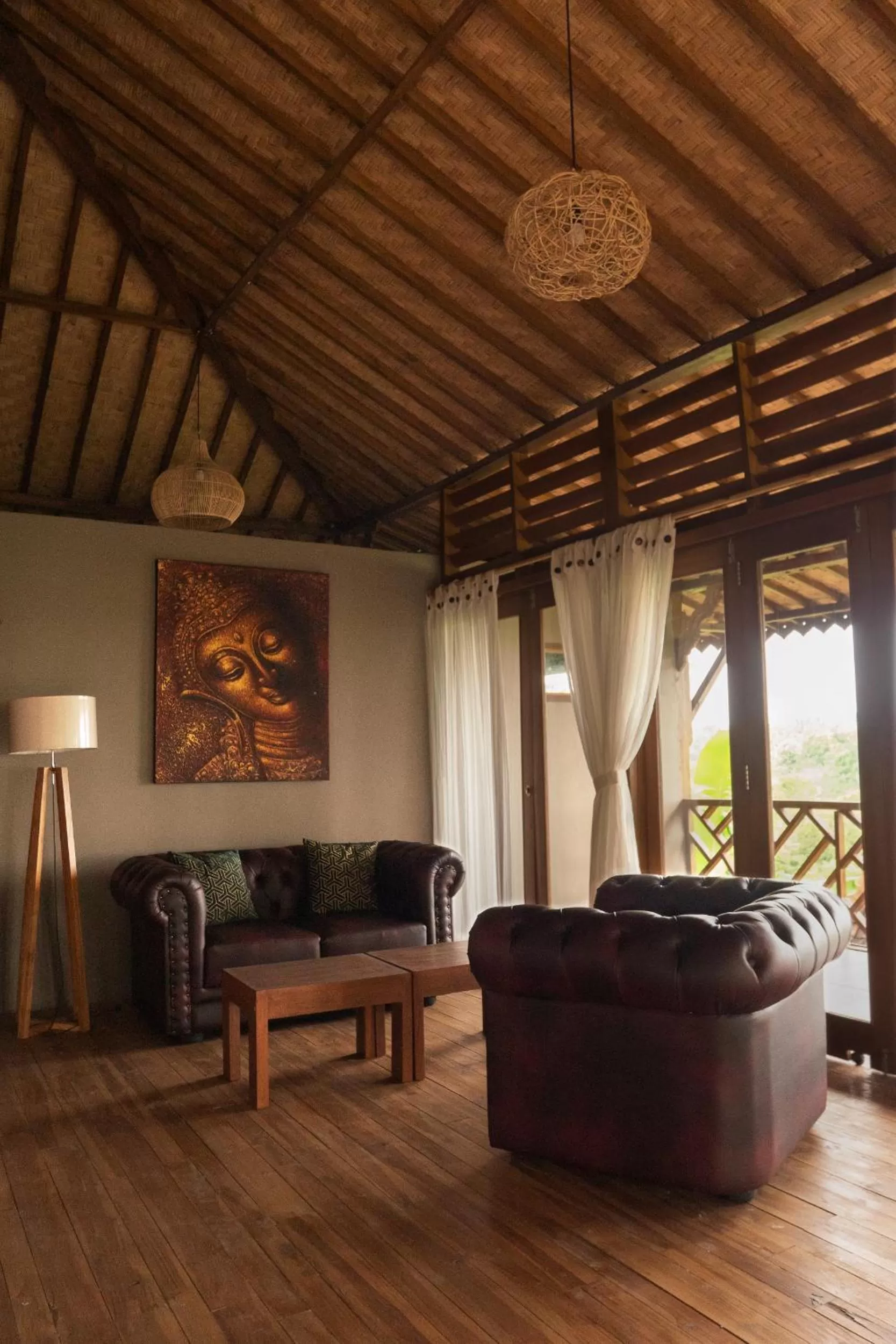 Seating area in Tanah Damai Hotel