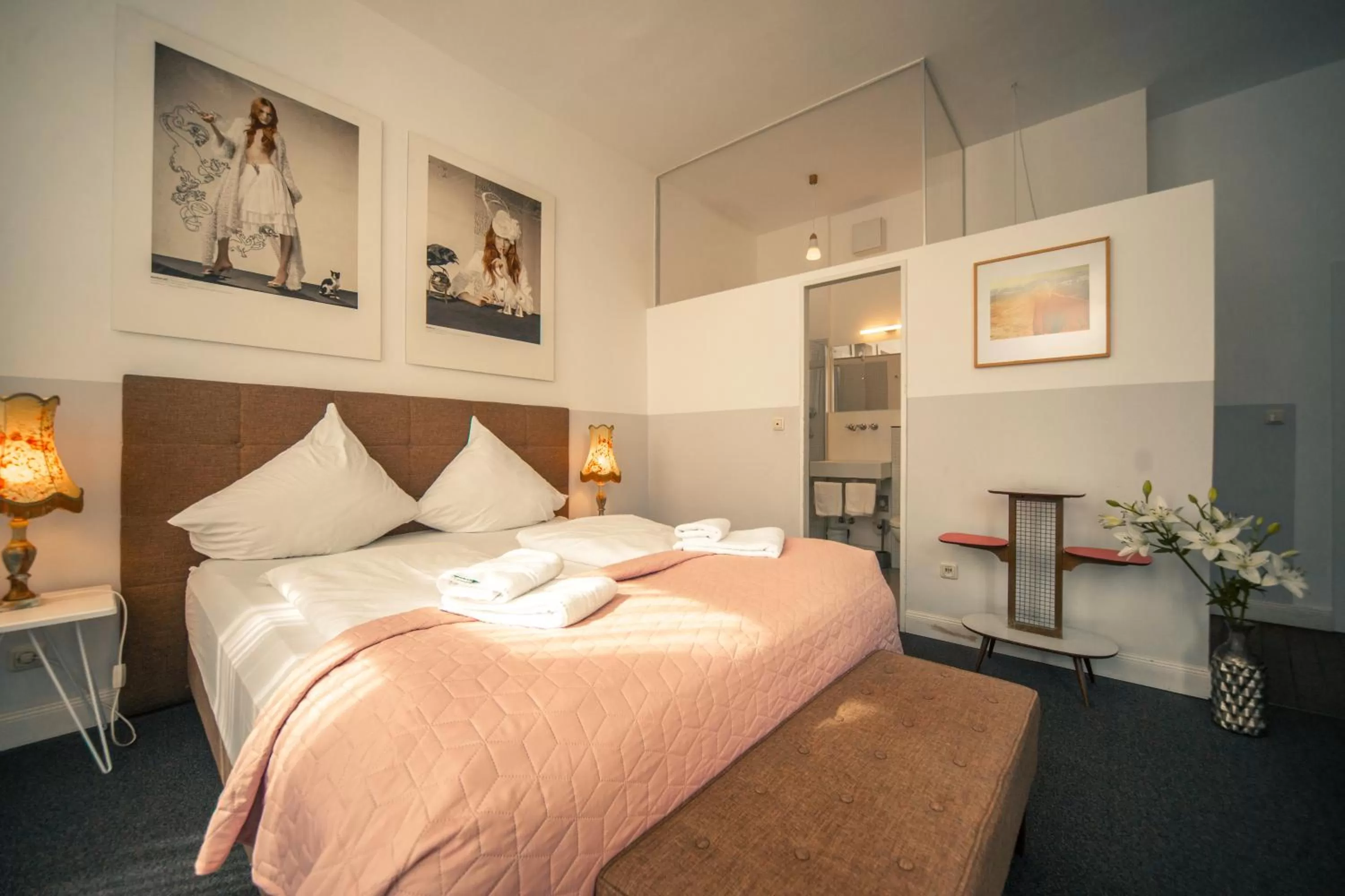 Bed in MAISON MARSIL - Boutique Hotel Köln