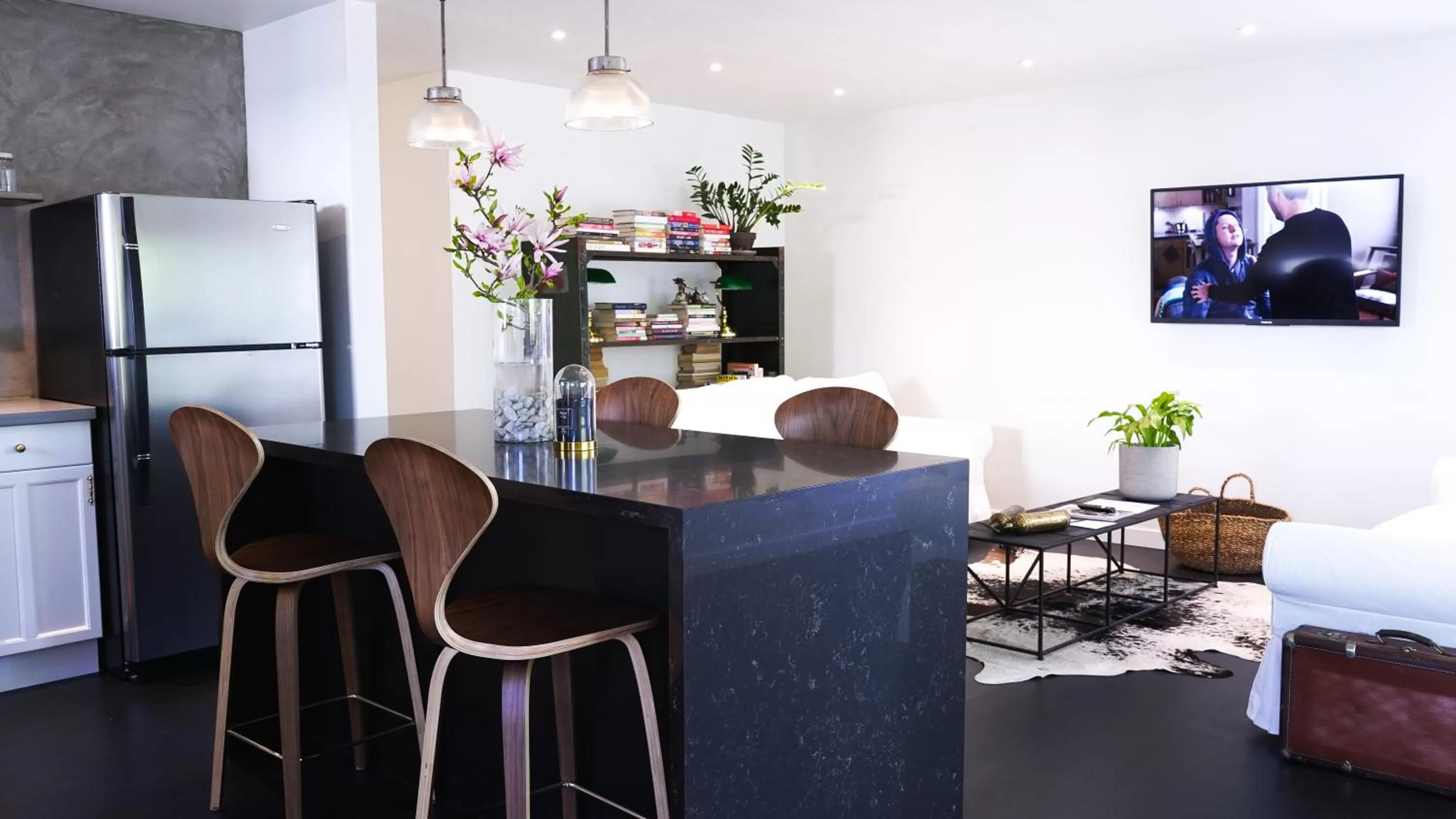 Dining area in The Lakeside Prince Edward County
