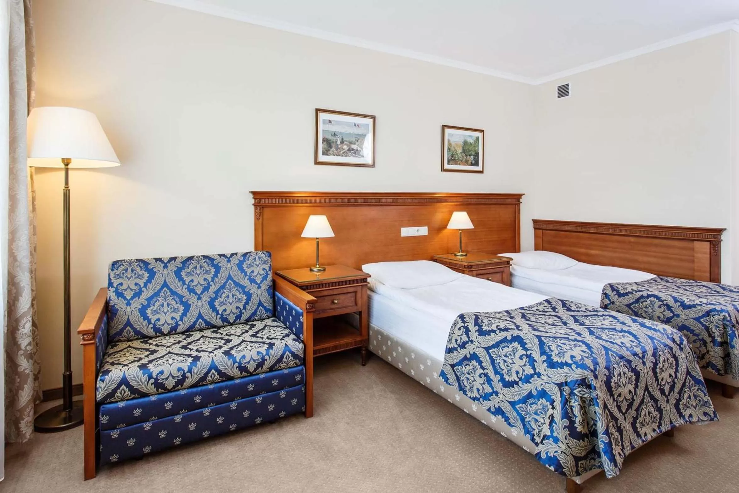 Bed in Hotel Duo Spa