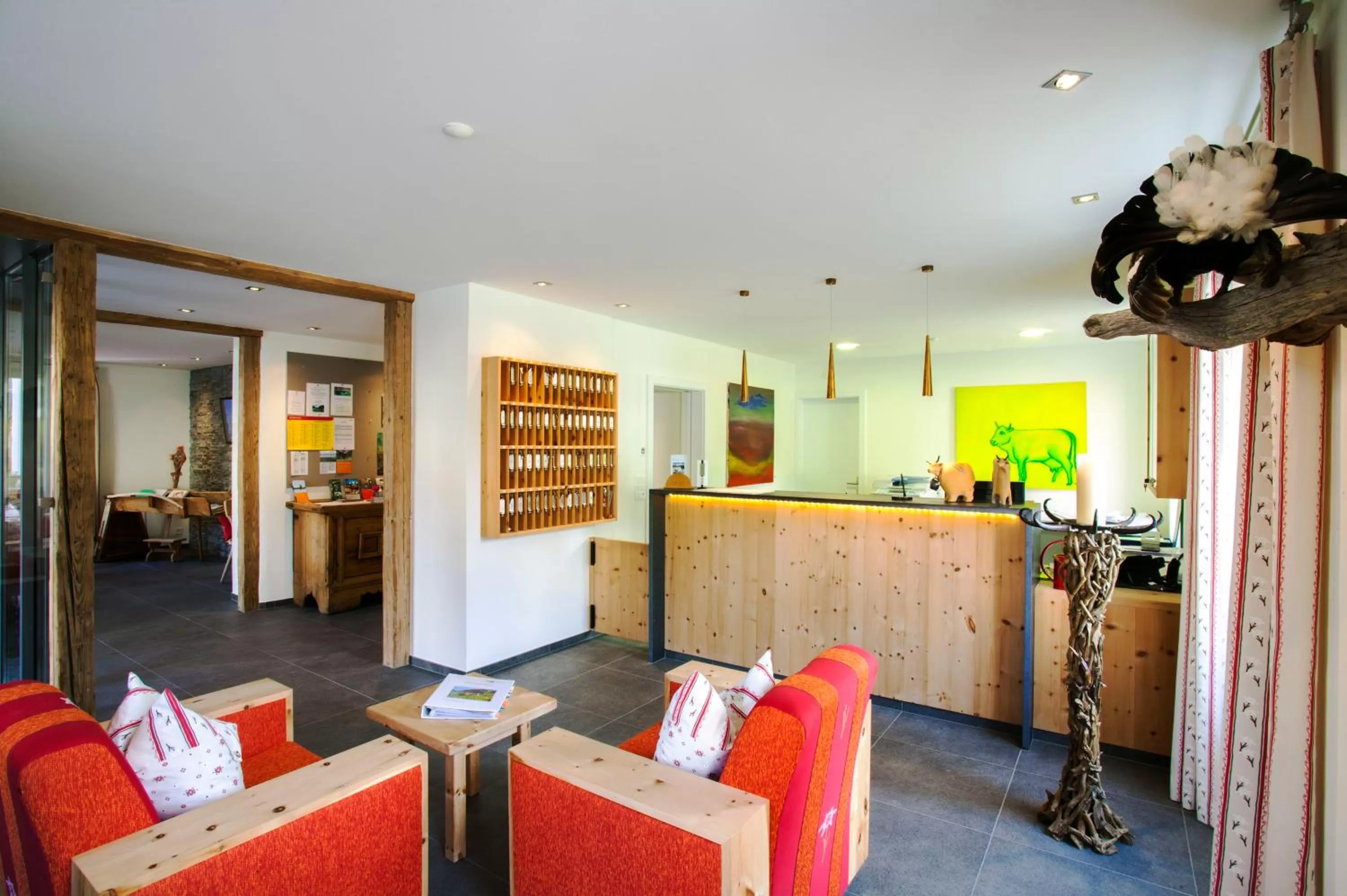 Lobby or reception in Hotel Spöl Restaurant