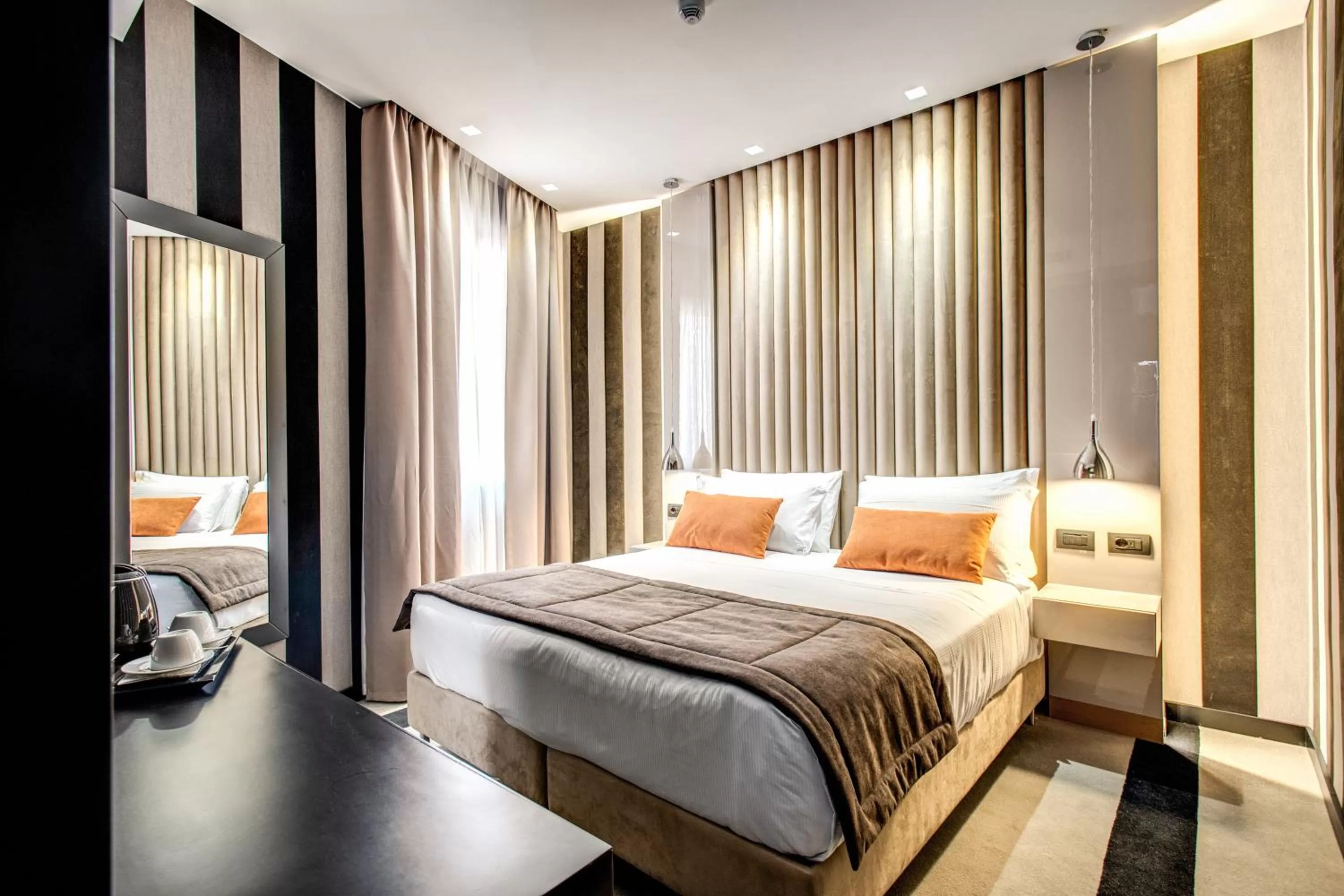 Bed in Doria Palace Boutique Hotel