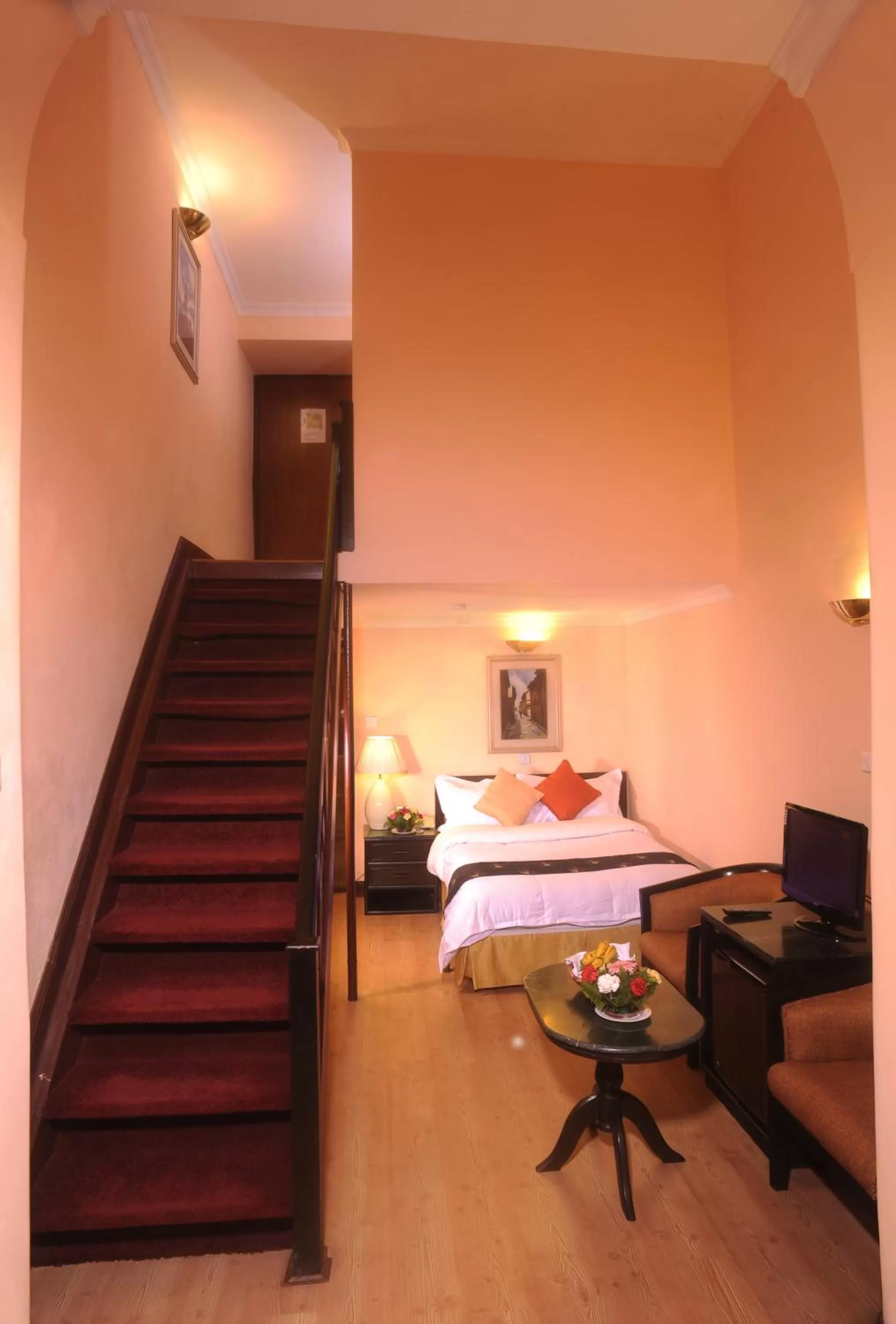 Photo of the whole room, Bed in Hotel Shanker-Palatial Heritage Kathmandu