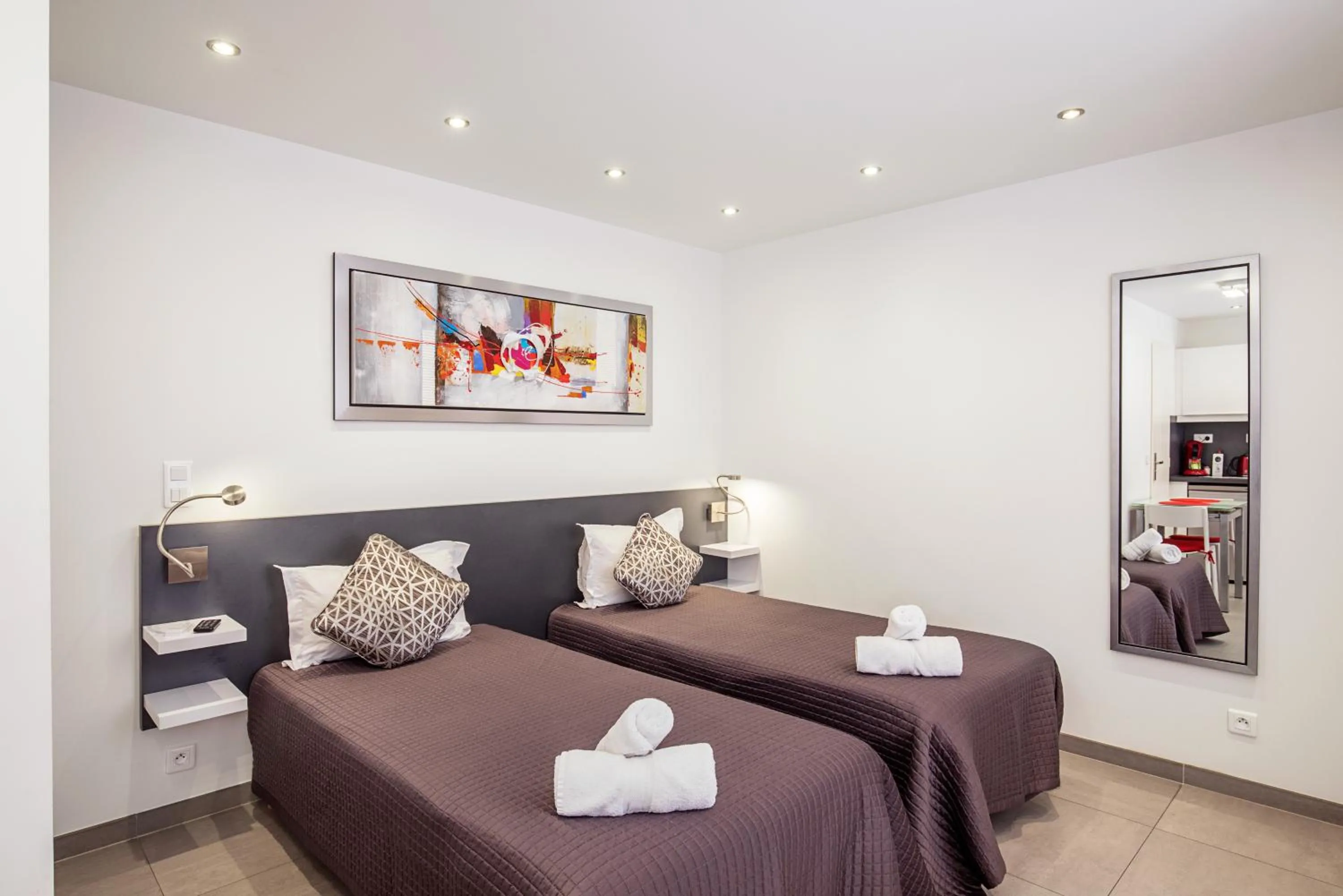 Bedroom, Bed in Hotel De L'Horloge