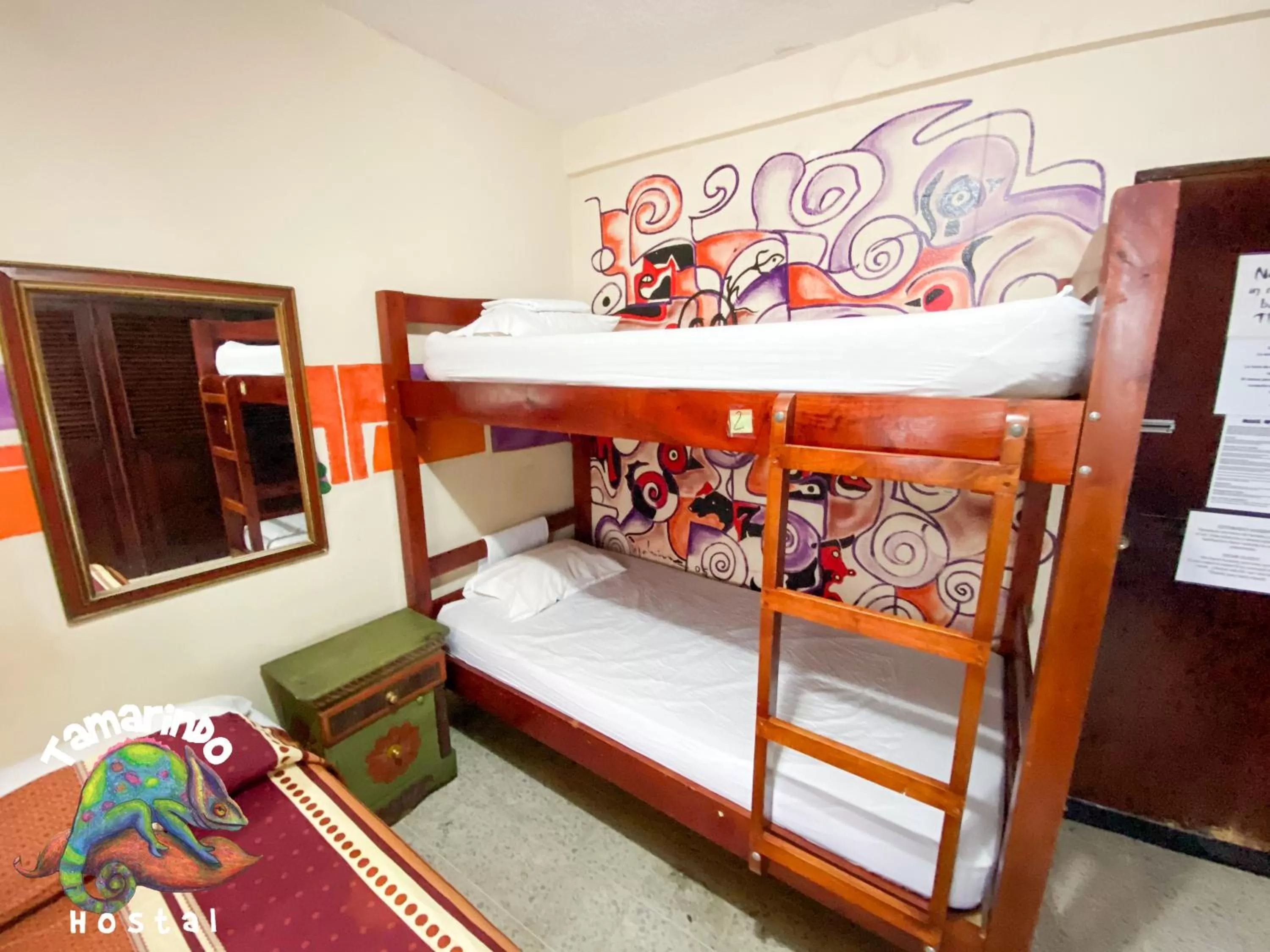 Bed in Tamarindo Hostel
