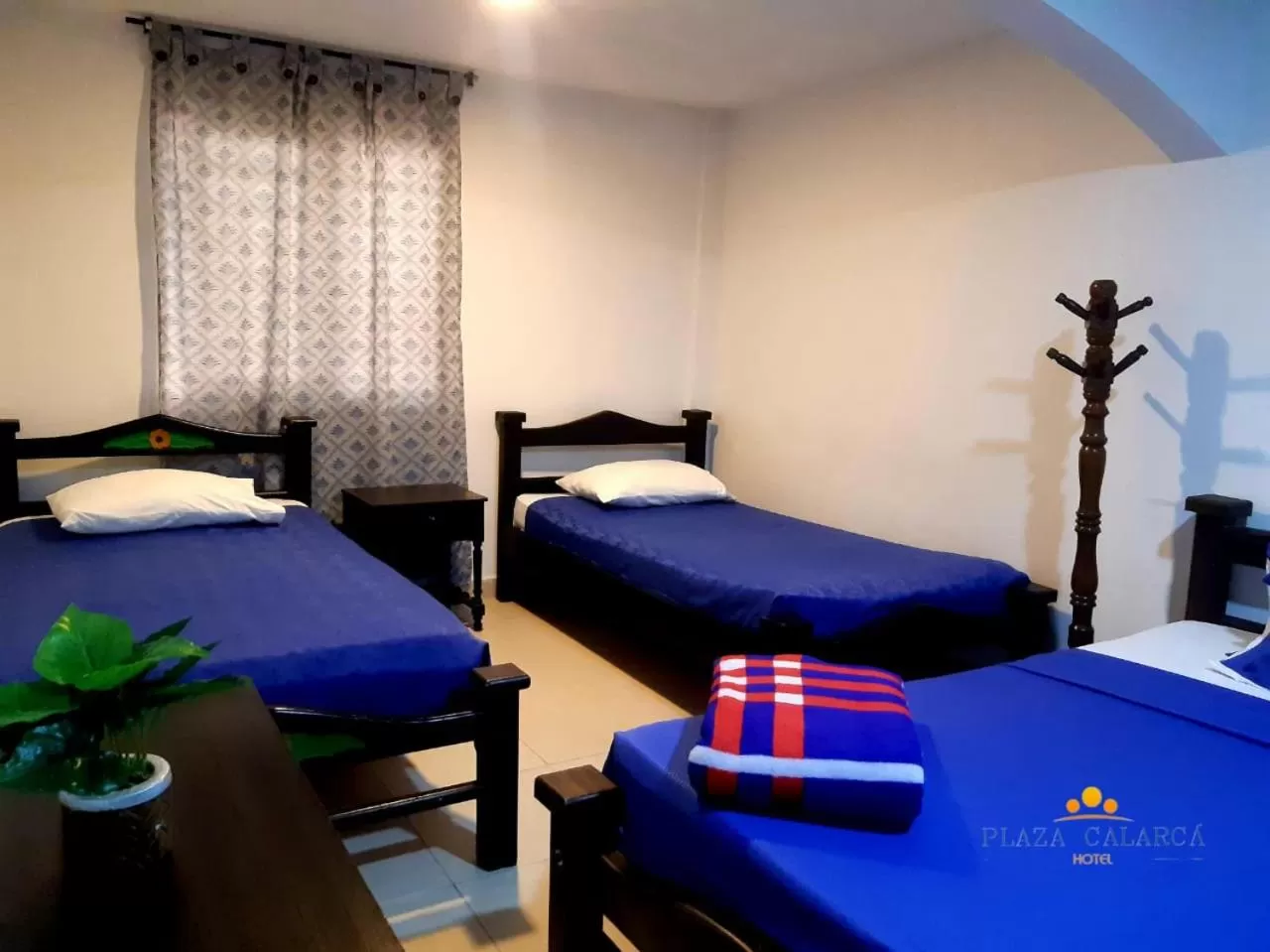 Bed in Hotel Plaza Calarcá