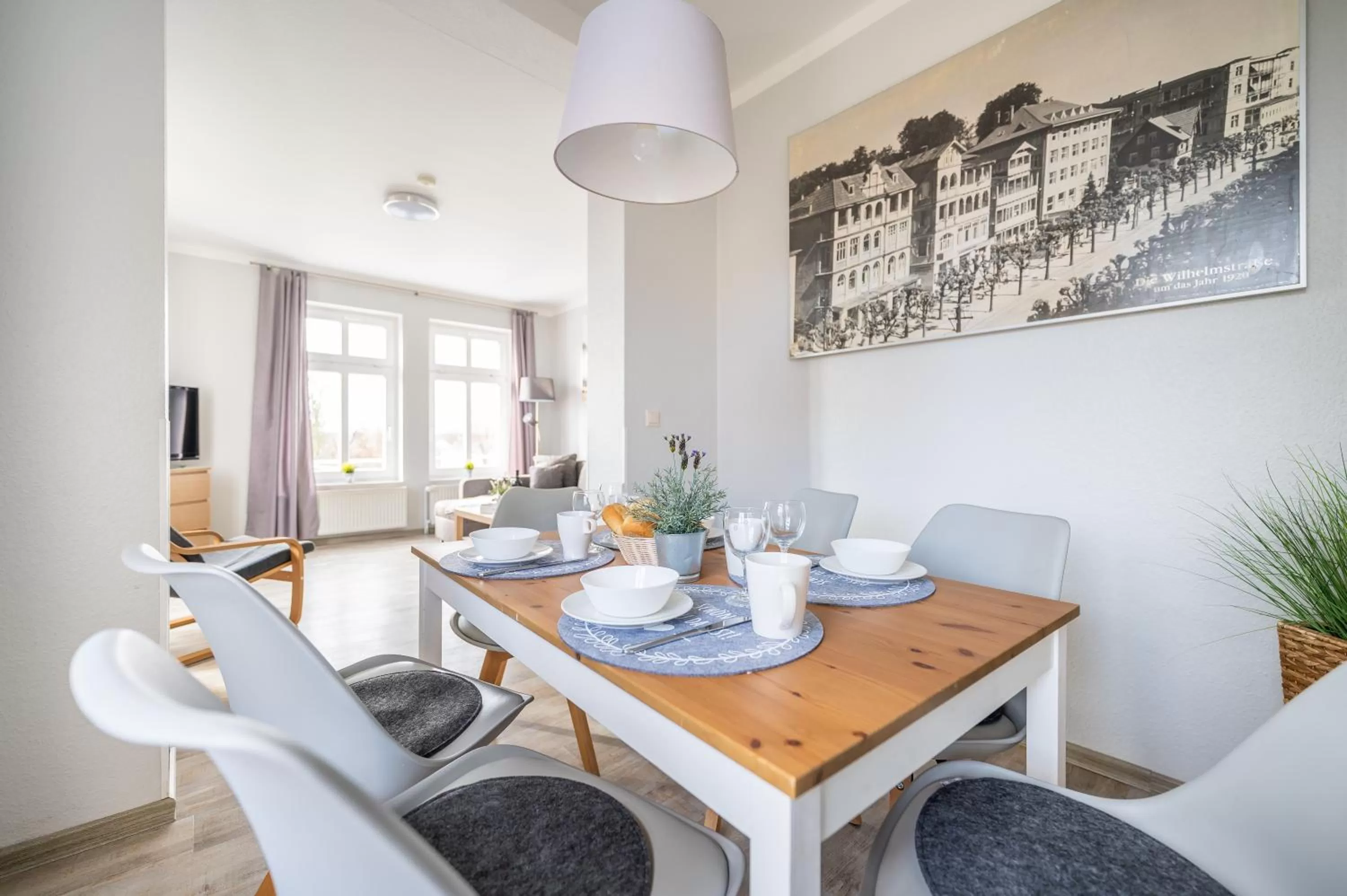 Dining Area in Haus Ferienglück Sauna im Haus