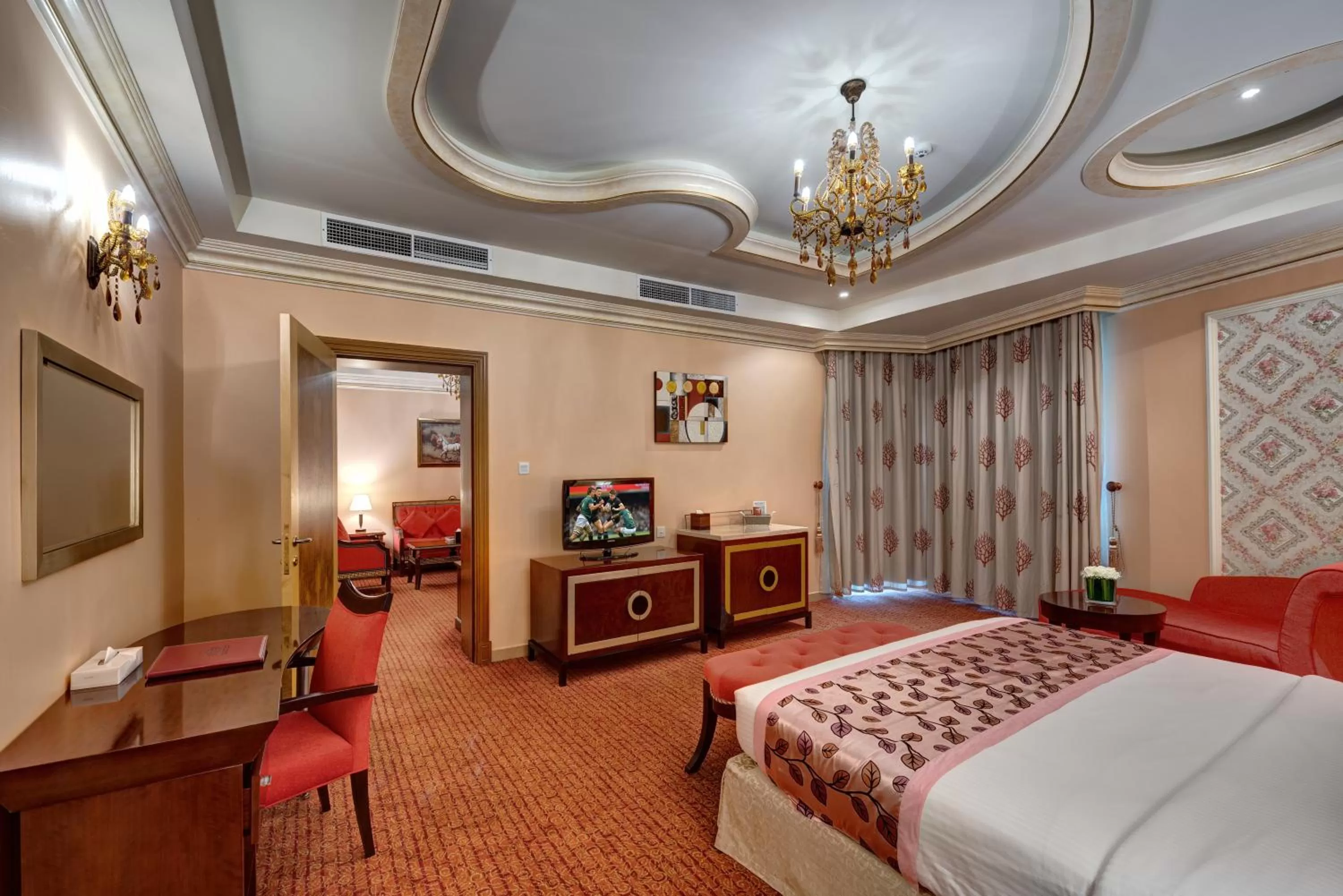 TV and multimedia, Bed in Sahara Beach Resort & Spa