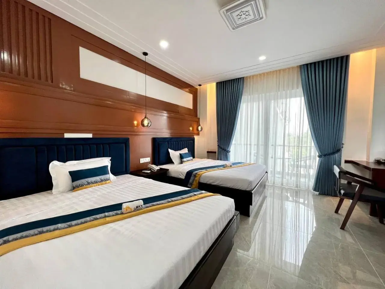 Superior Twin Room in Sky Boutique Kampot Superior Twin Room in Sky Boutique Kampot