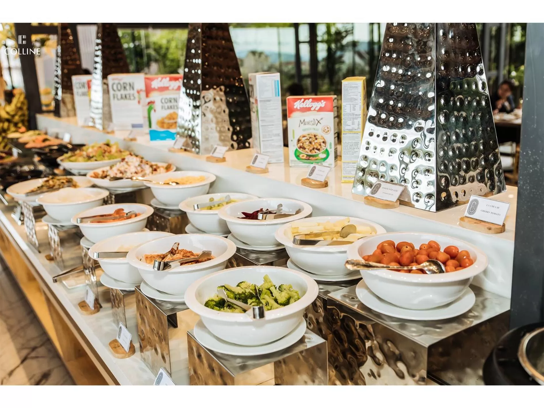 Buffet breakfast in Colline Dalat