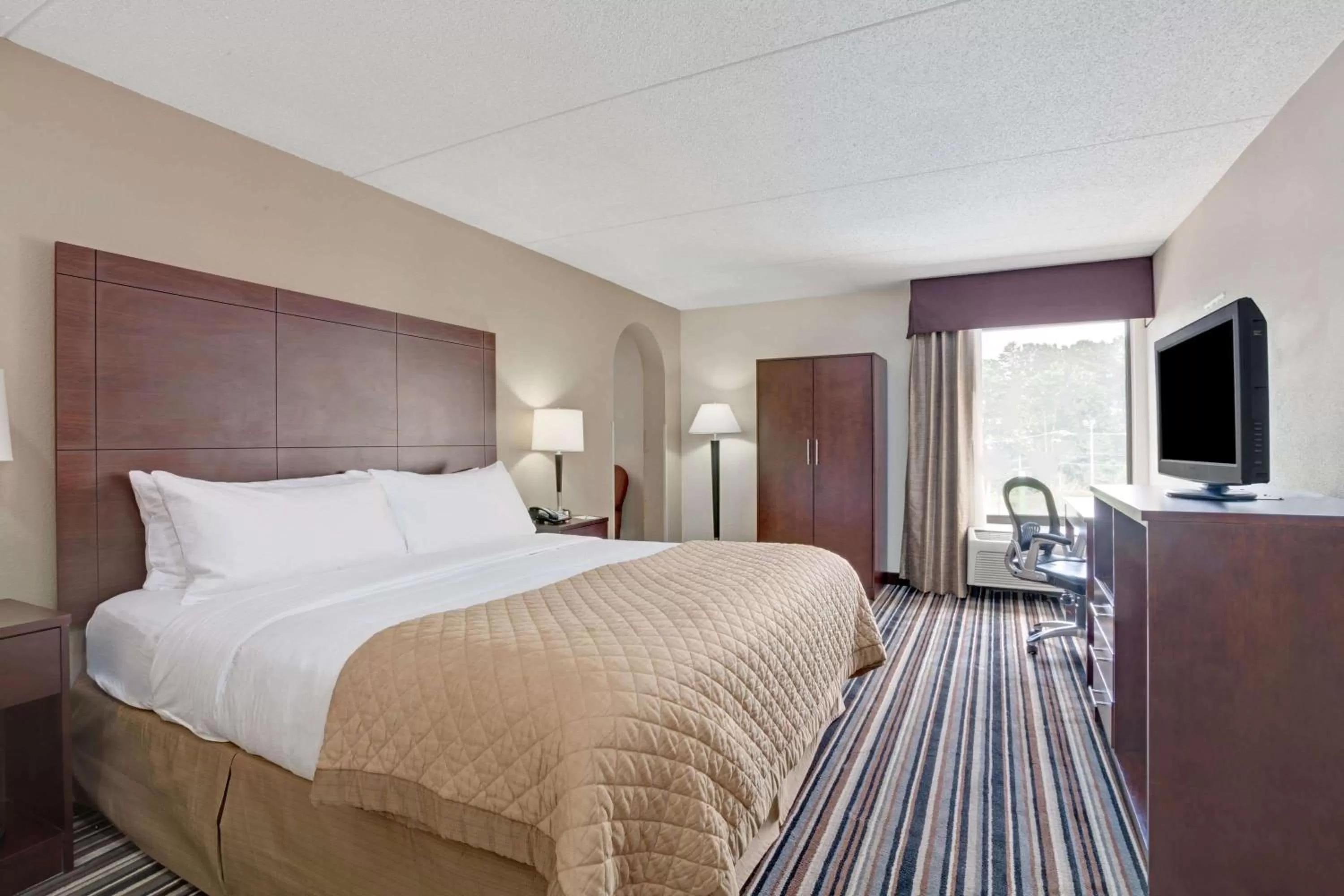 Photo of the whole room in Wyndham Garden Charlotte Airport Southeast