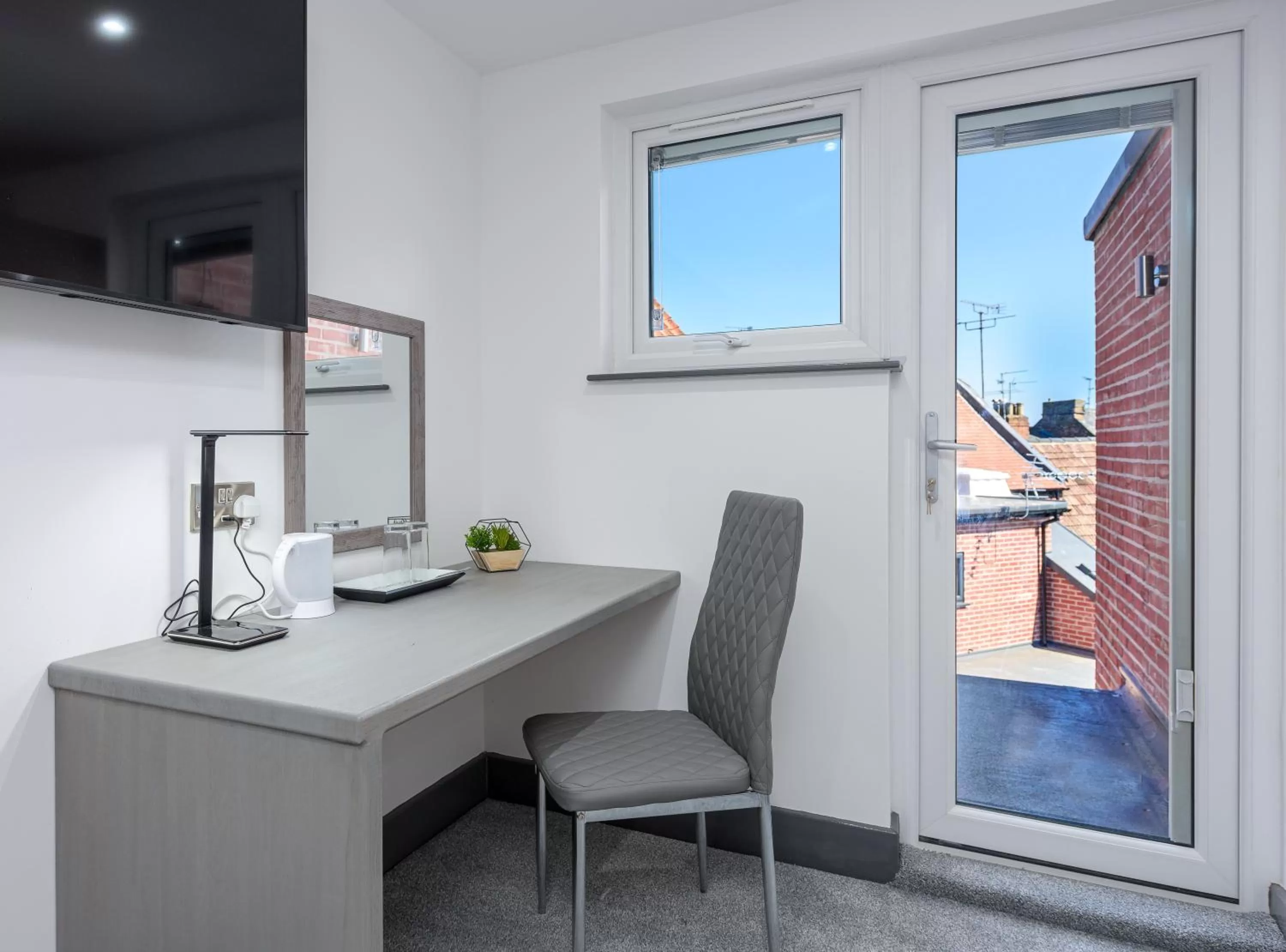 Bedroom in The Stanley Hotel