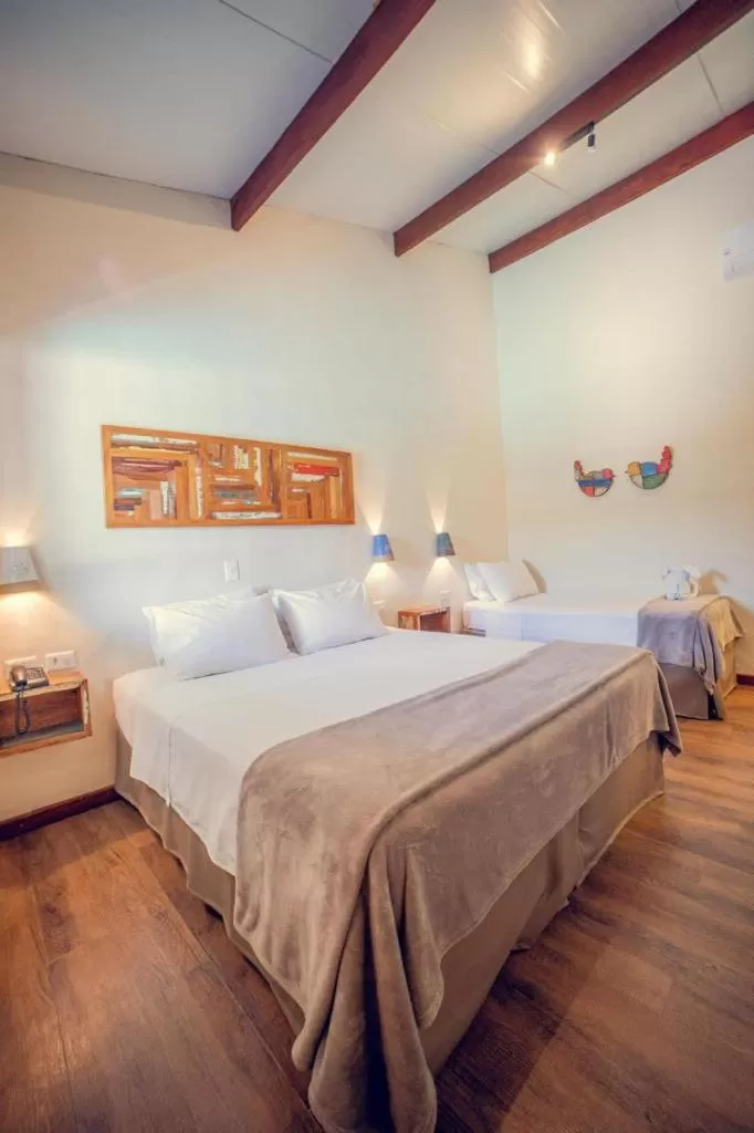 Bed in Bonito Ecotel