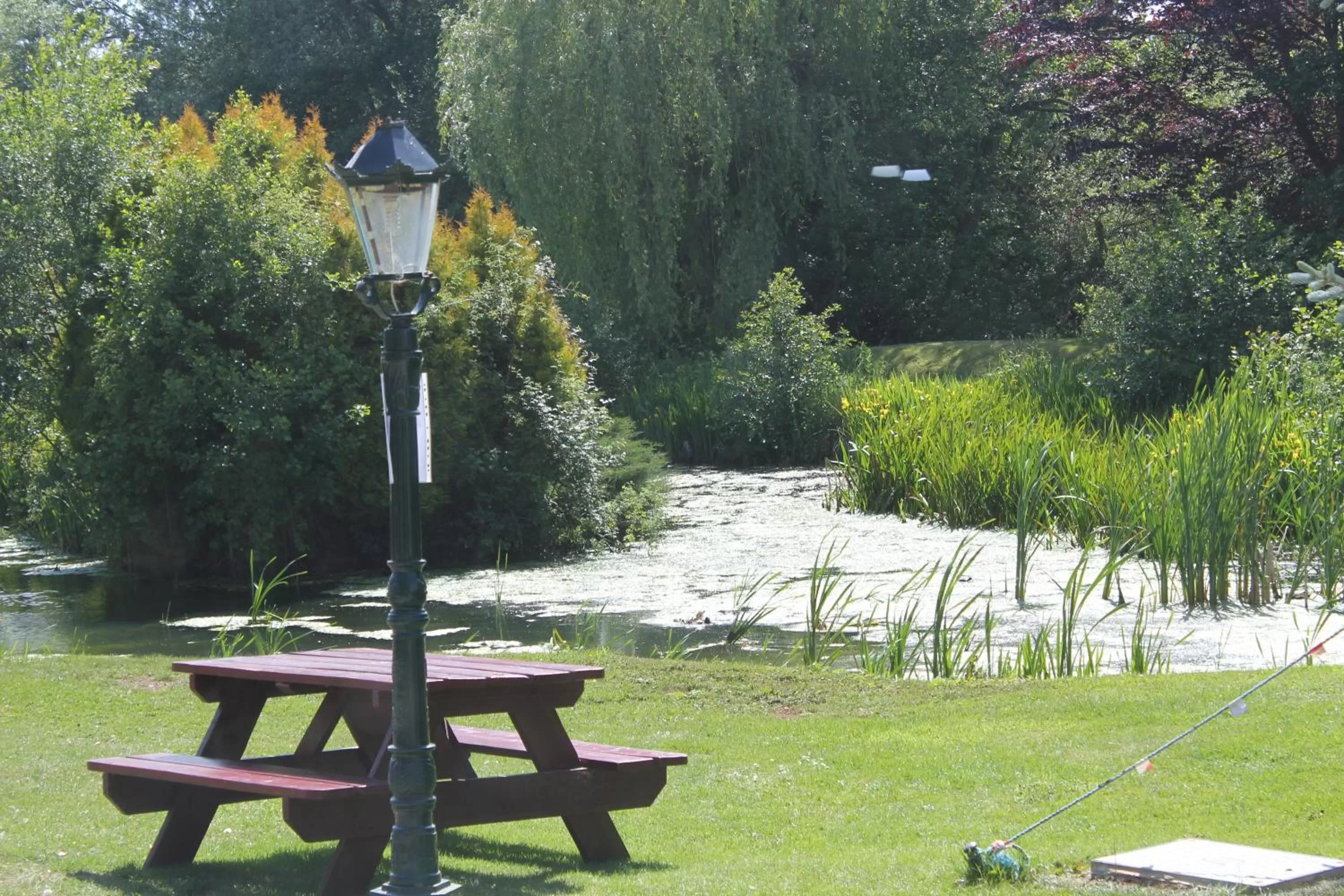 Patio in Haselbury Mill