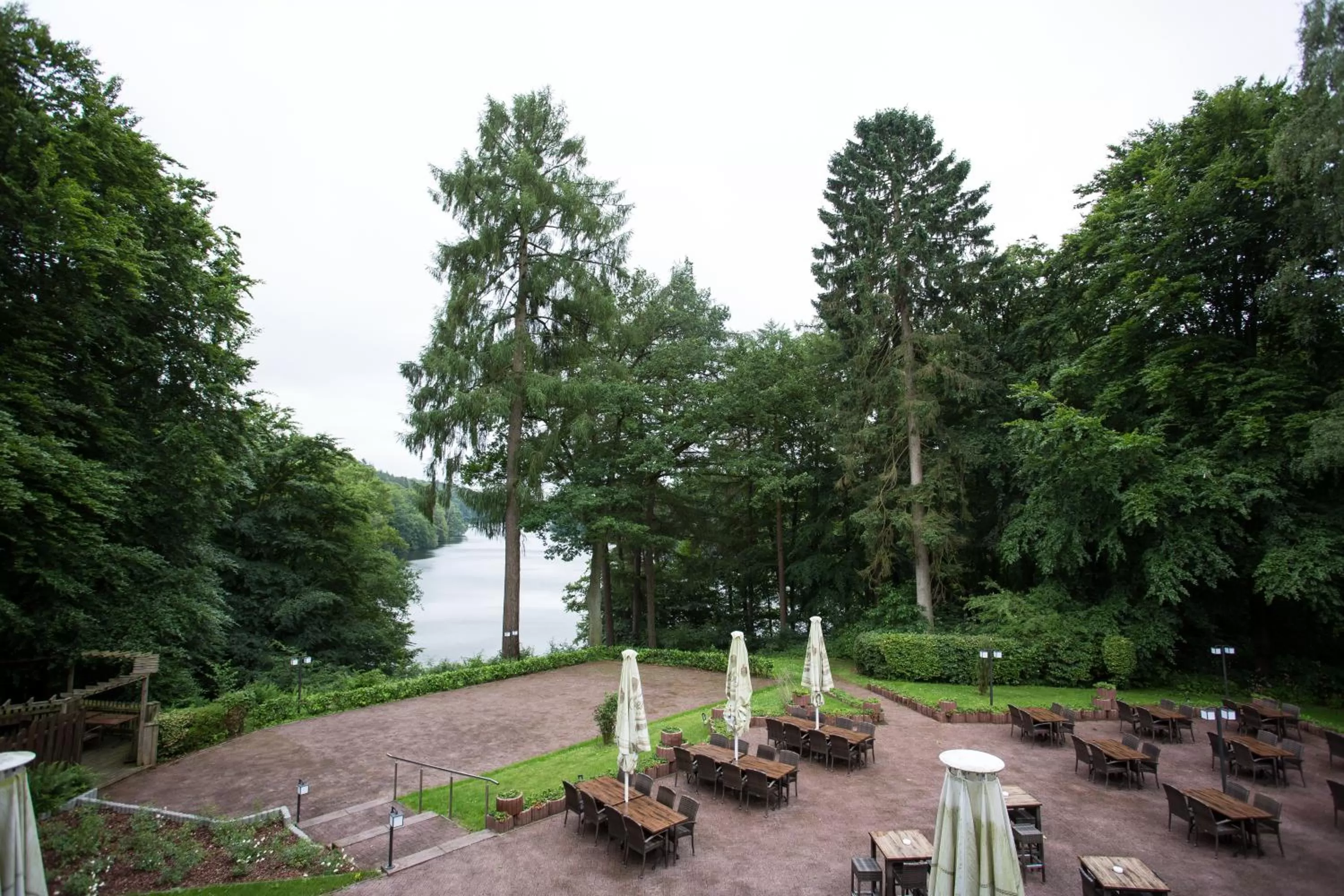 Lake view in Hotel Waldhalle