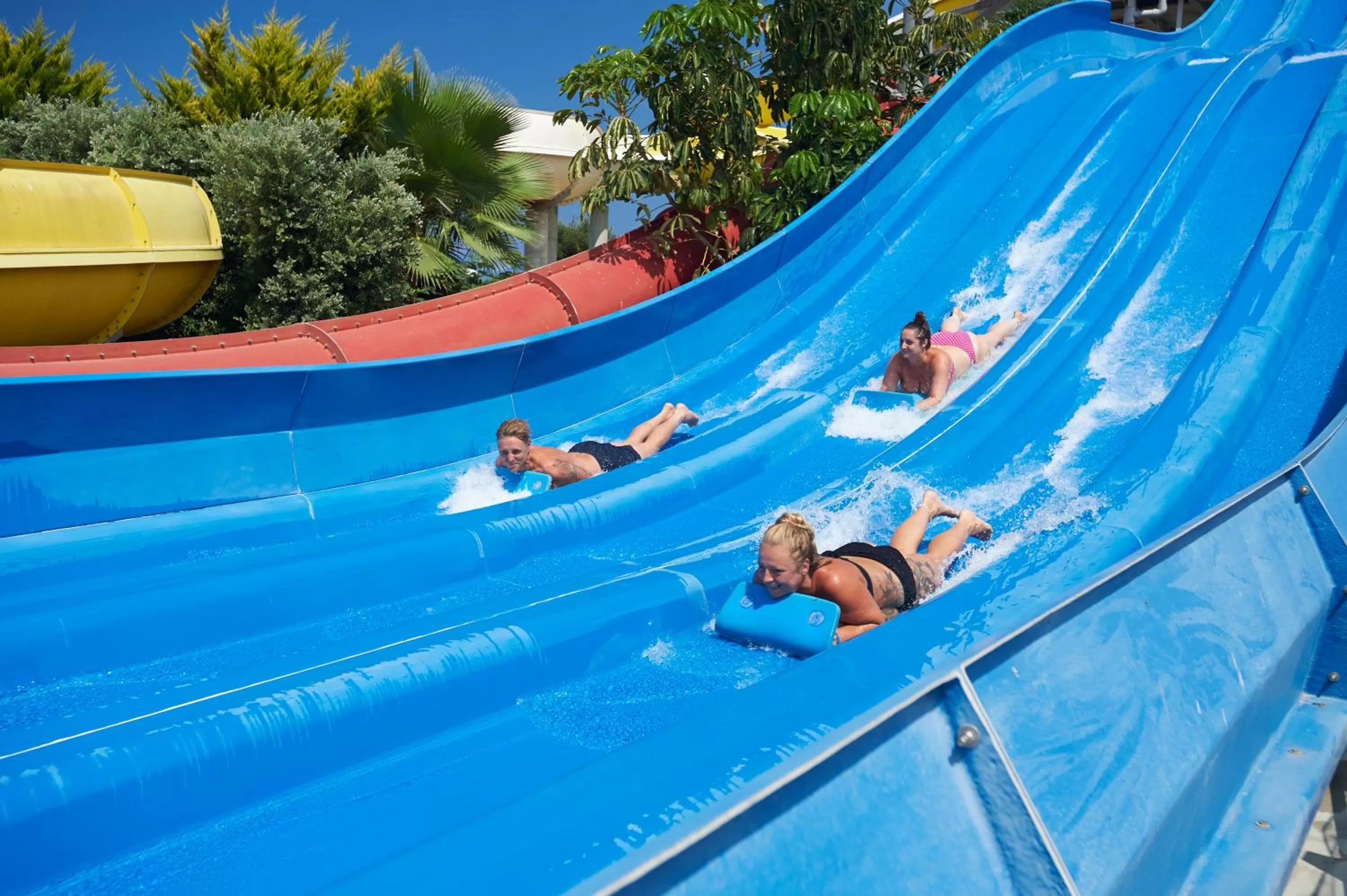 Aqua park in Louis Phaethon Beach